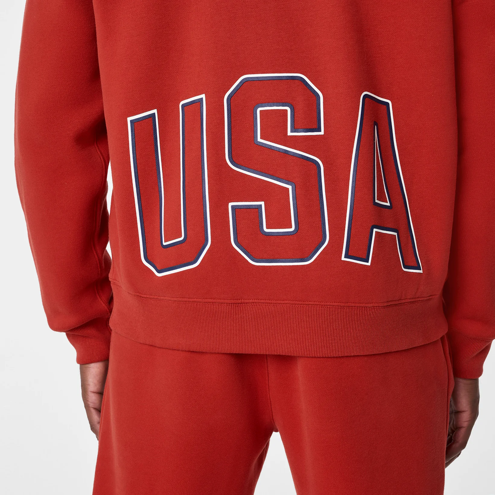 men's Team USA Red FIGS x Team USA Off-Shift - Crewneck Sweatshirt™ - Image 5