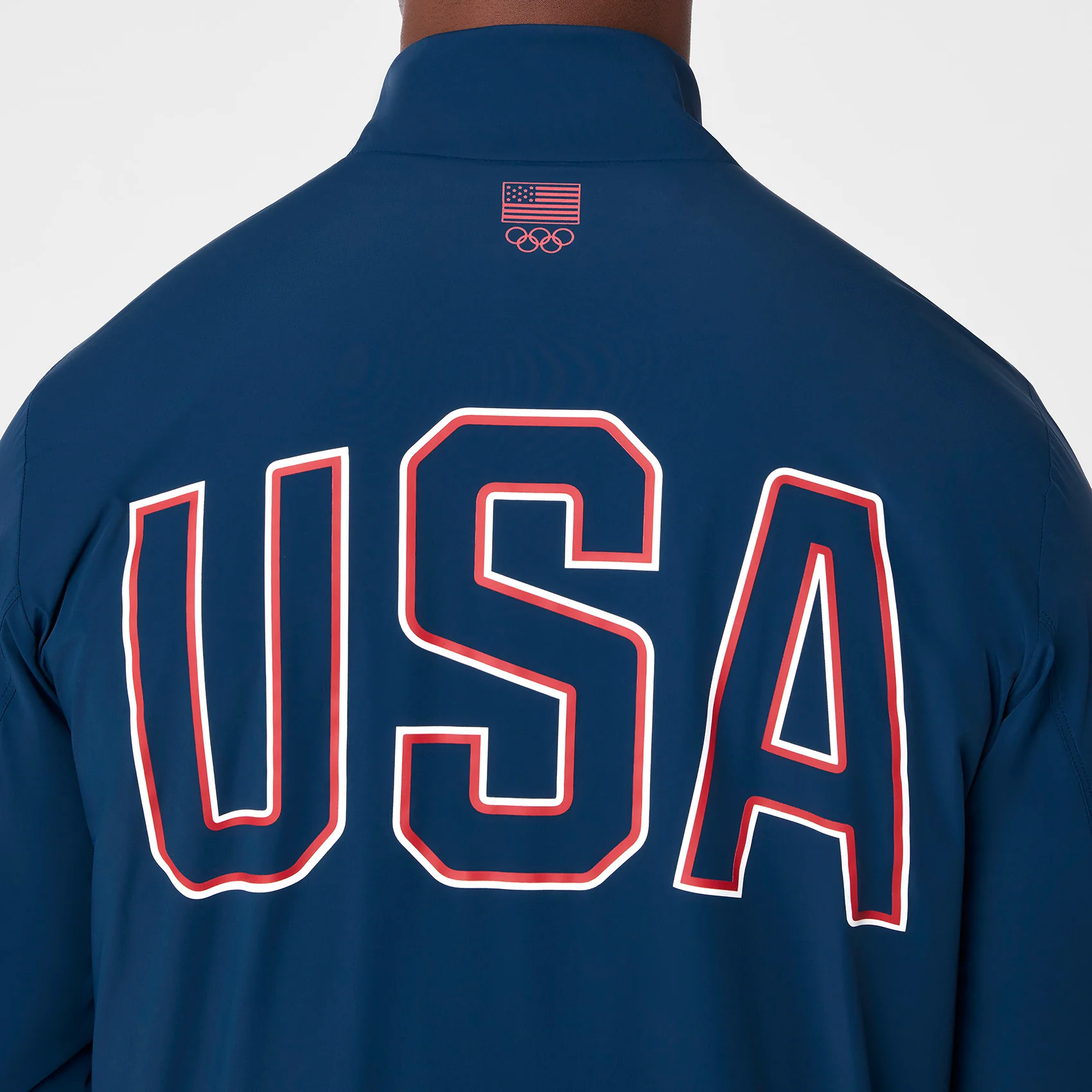 men's Team USA Blue FIGS x Team USA On-Shift - Float Bomber Jacket™ - Image 5