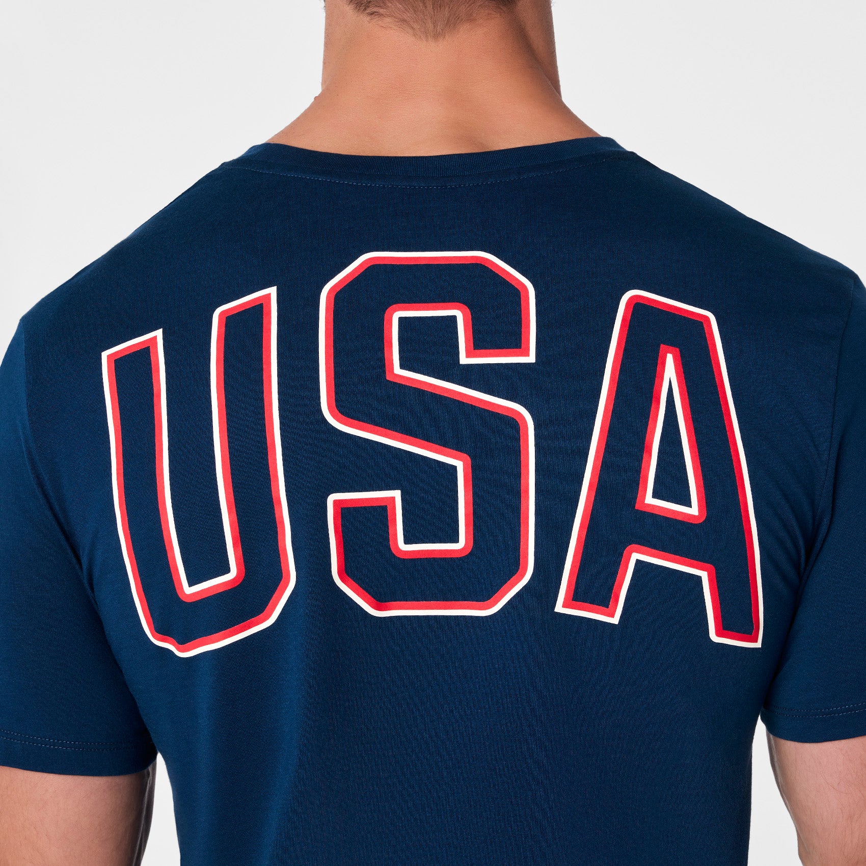 men's Team USA Blue FIGS x Team USA Supersoft - Shortsleeve Underscrub - Image 5