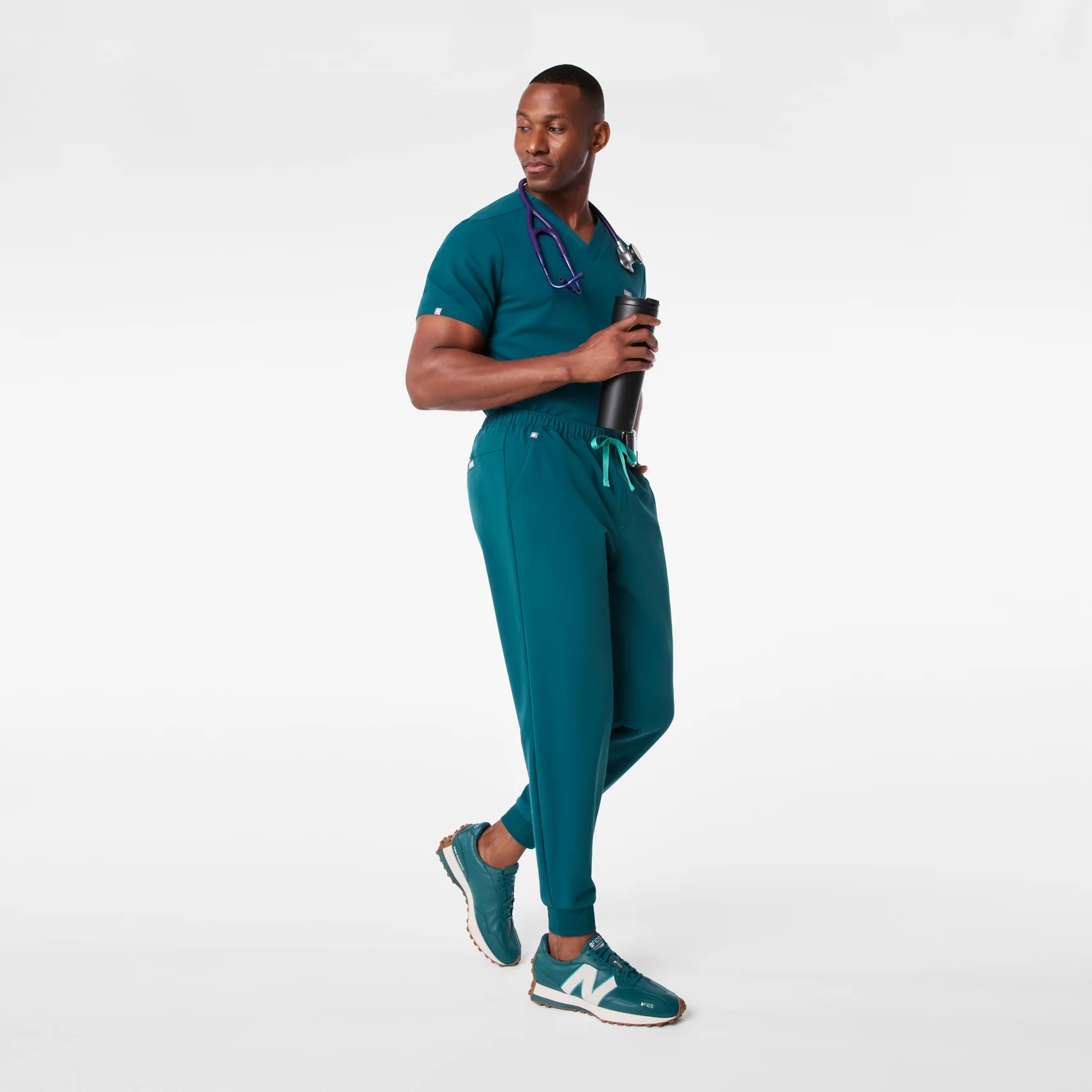 unisex Caribbean Blue FIGS | New Balance 327 - Image 10