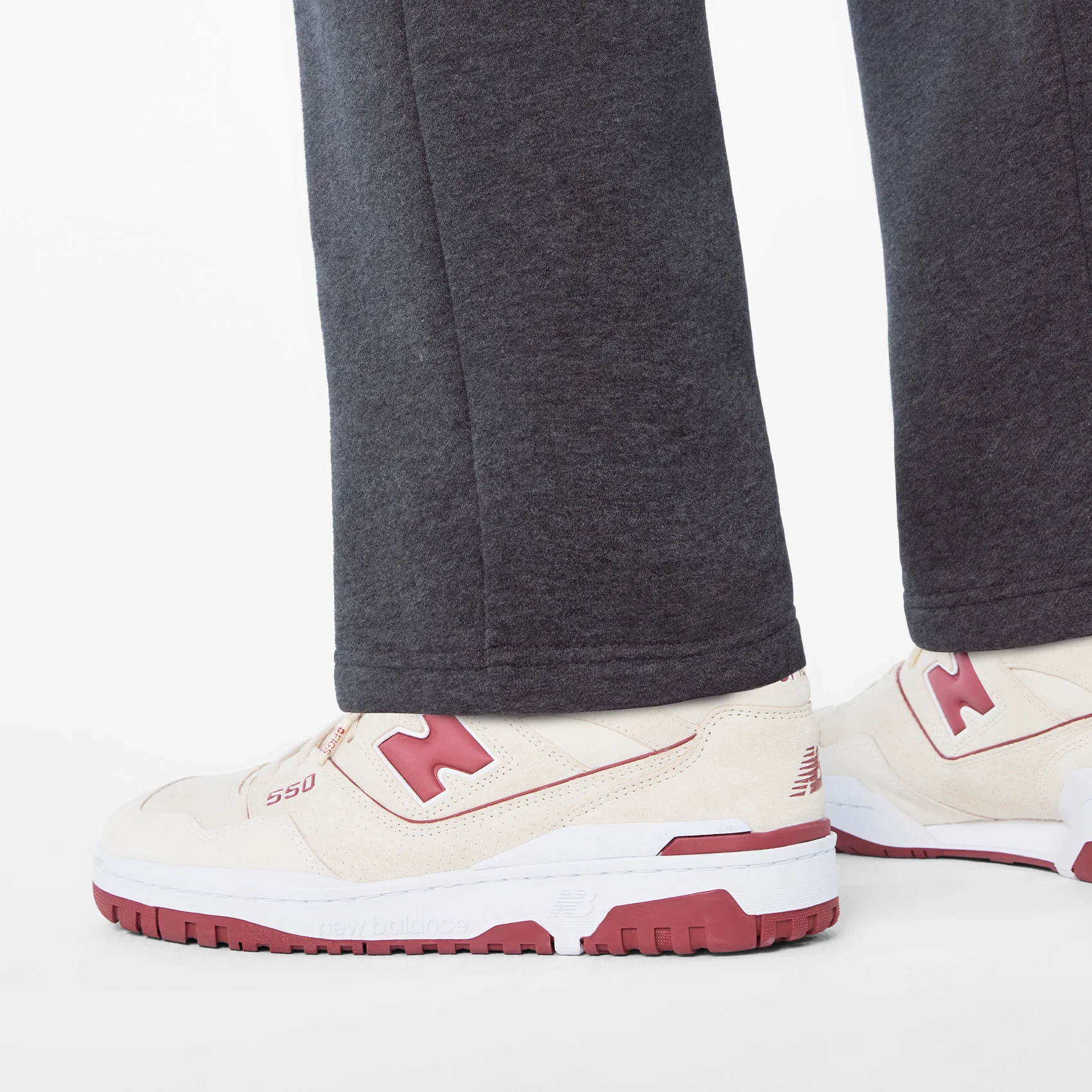 unisex Cream/Mauve FIGS | New Balance 550 - Image 11