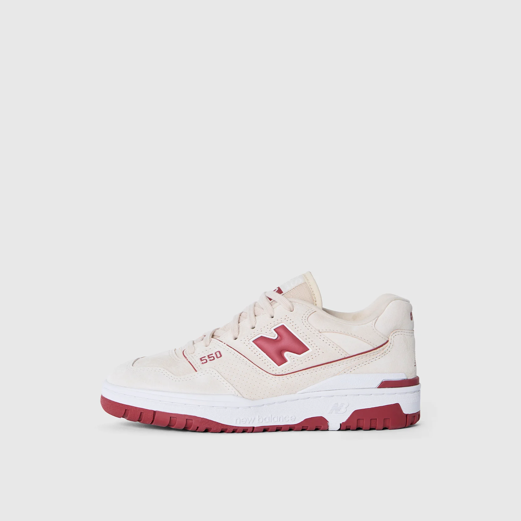 unisex Cream/Mauve FIGS | New Balance 550 - Image 3