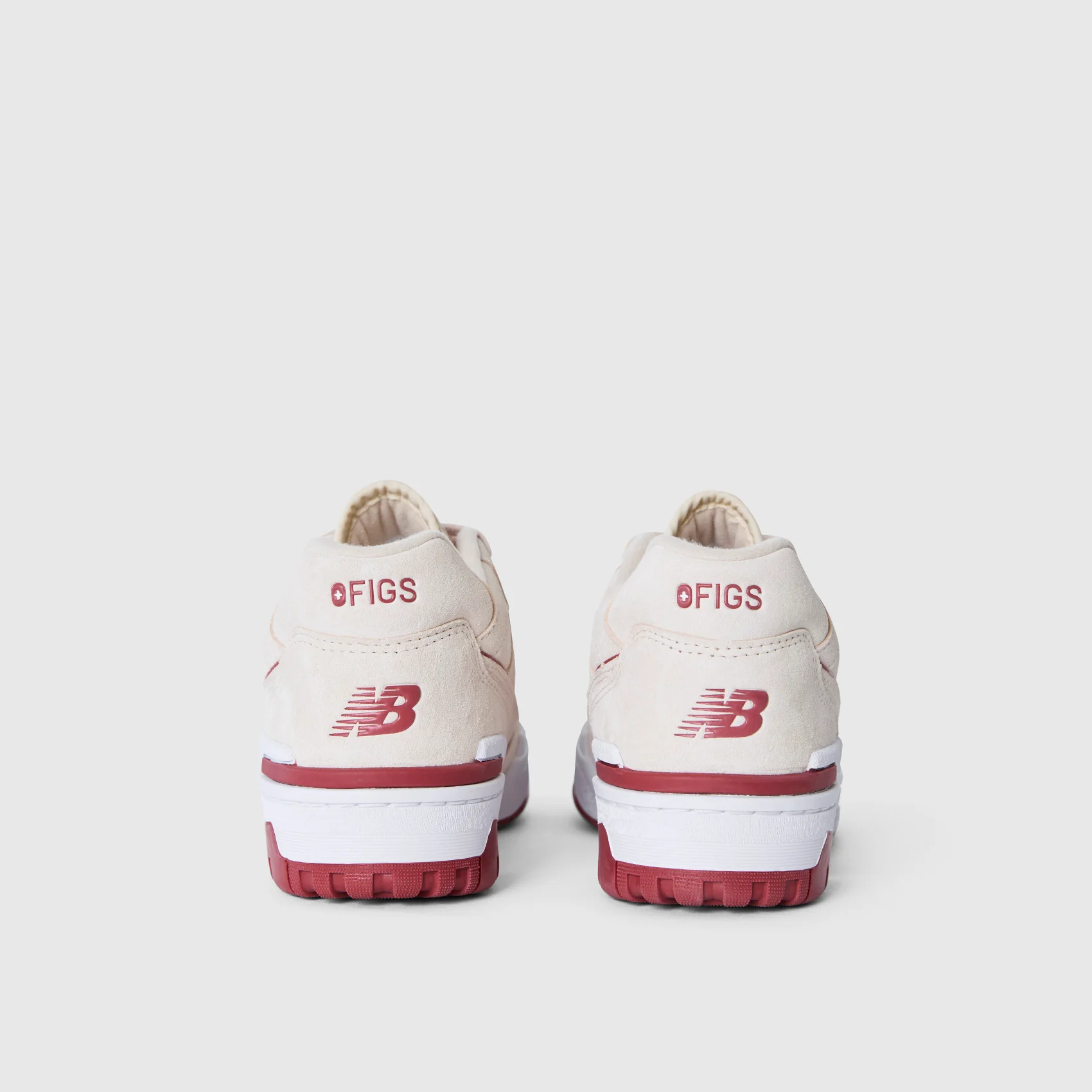unisex Cream/Mauve FIGS | New Balance 550 - Image 4