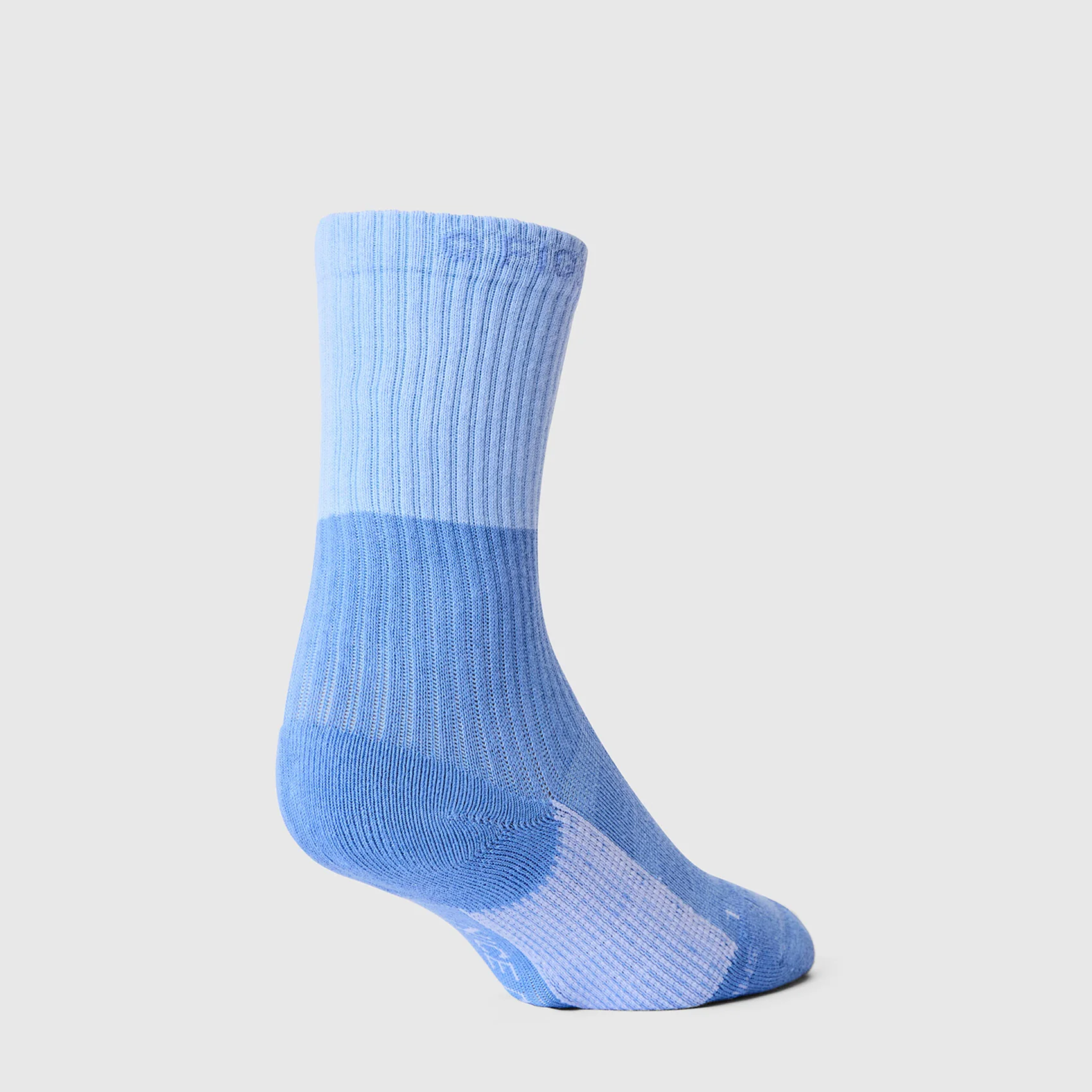 unisex Ceil Blue Two Tone FIGS | ArchTek® 15-20 mmHg - Crew Compression Socks - Image 4