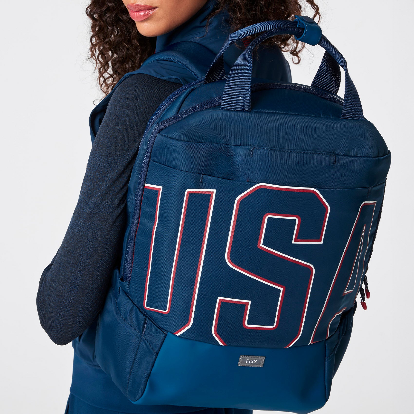 unisex Team USA Blue FIGS x Team USA - Backpack - Image 2