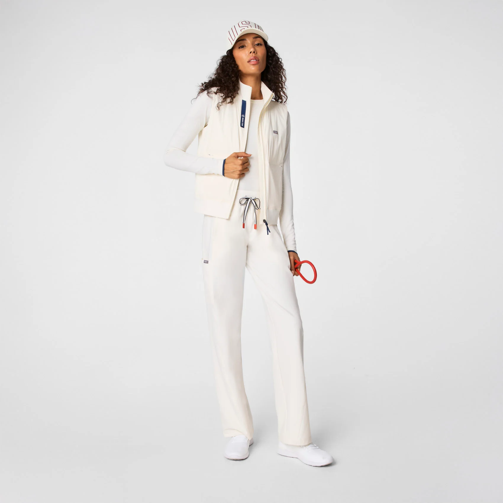 unisex Off White FIGS x Team USA Baseball Cap - Image 5
