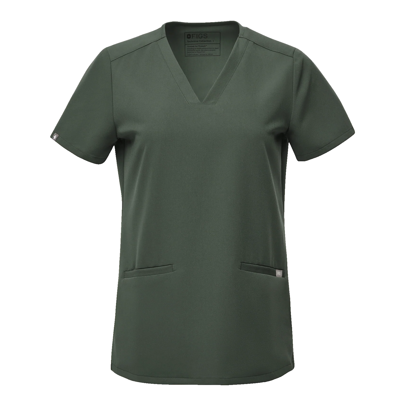 women's Moss Casma™- Three-Pocket Scrub Top (3XL - 6XL) - Image 5