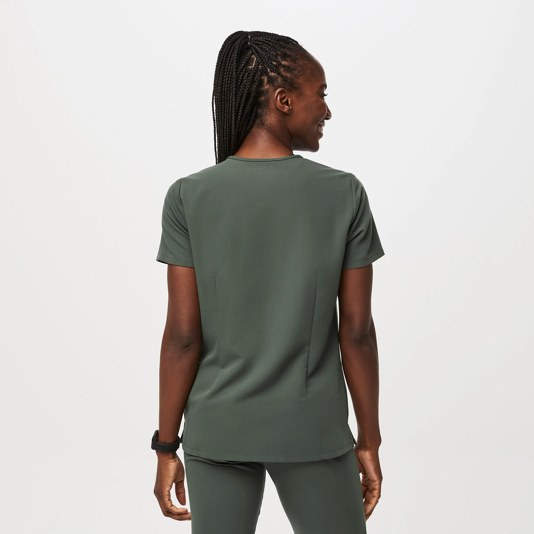 women's Moss Casma™- Three-Pocket Scrub Top (3XL - 6XL) - Image 3