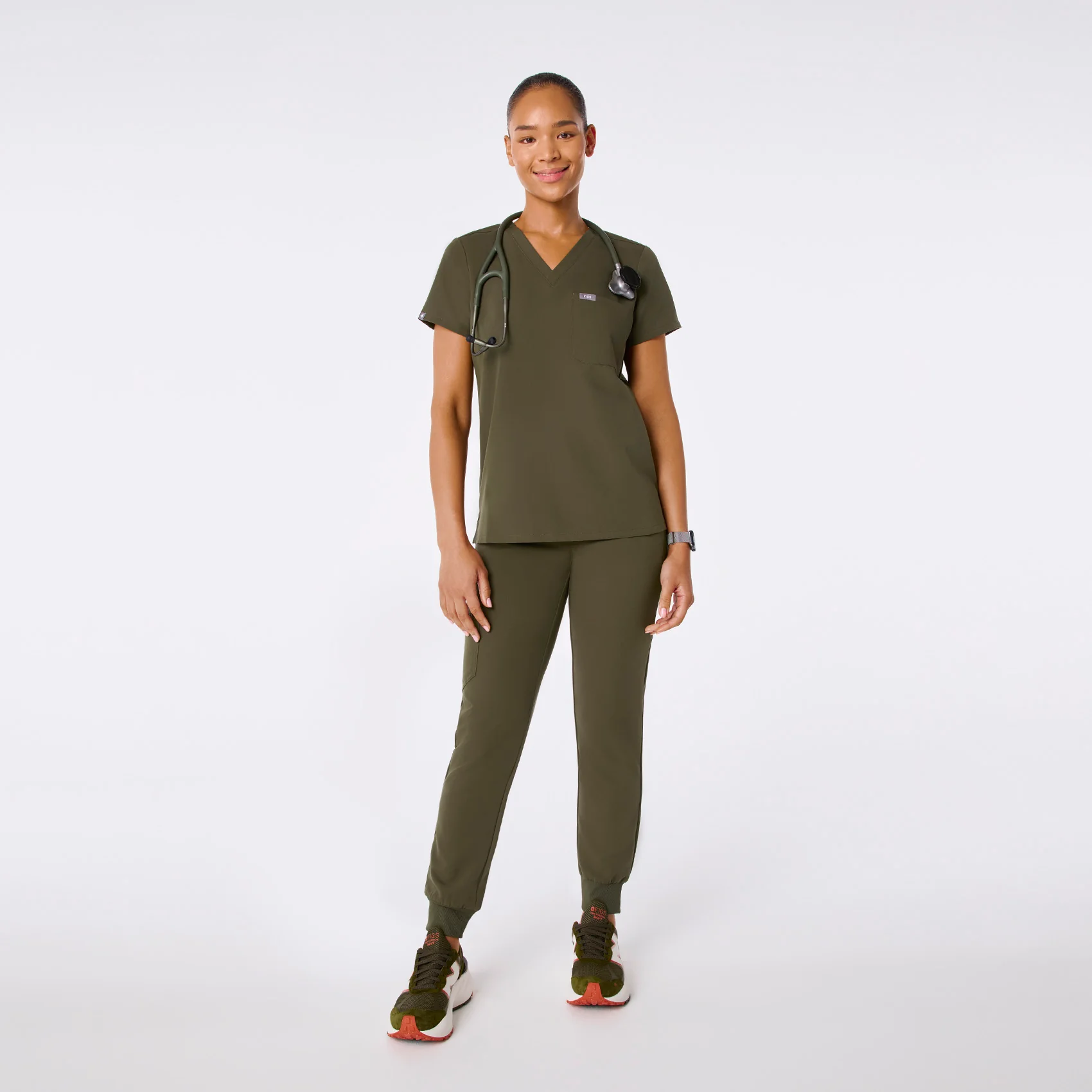 women's Spruce Catarina - One-Pocket Scrub Top™ - Image 2