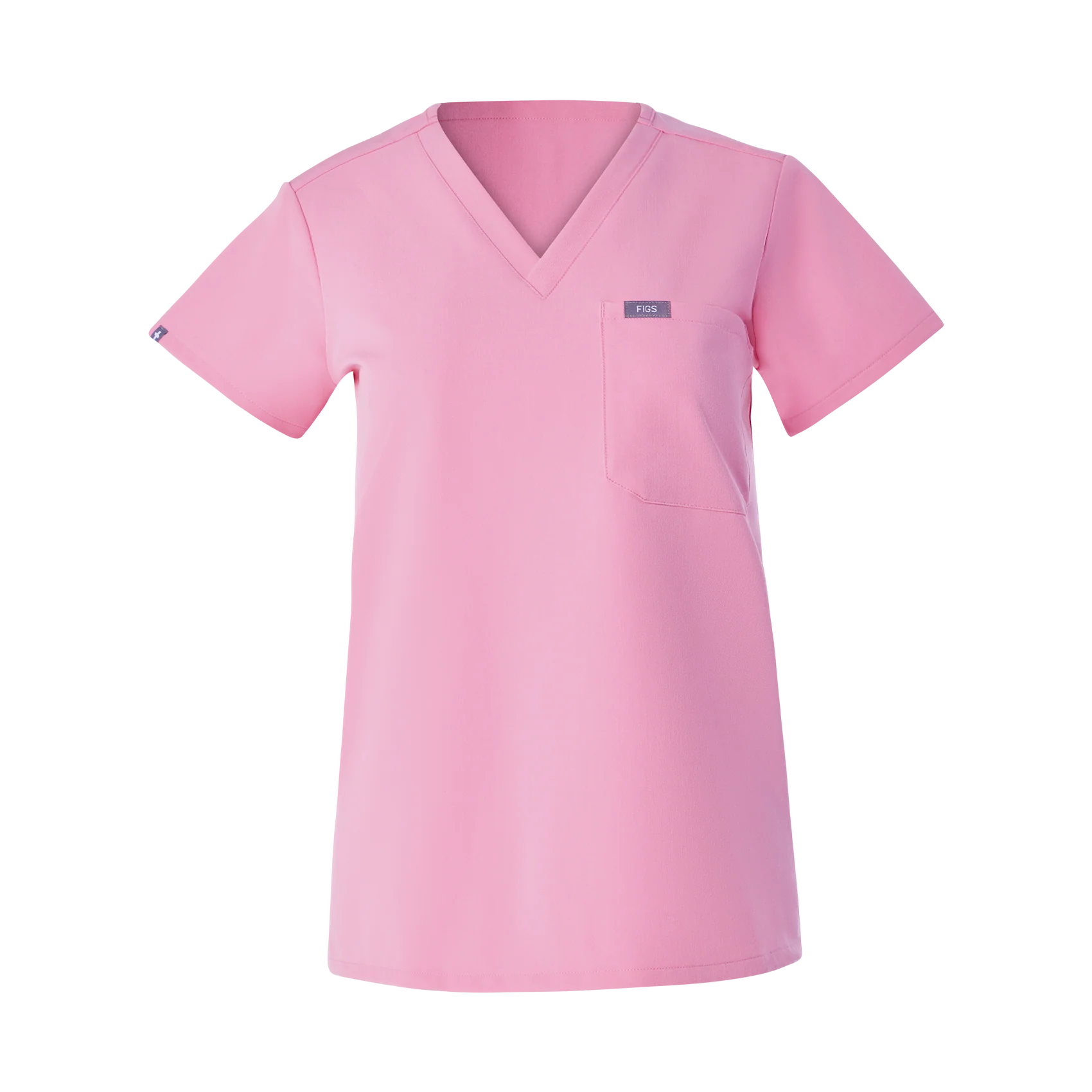 women's Sunrise Pink Catarina Petite - One-Pocket Scrub Top™ - Image 10