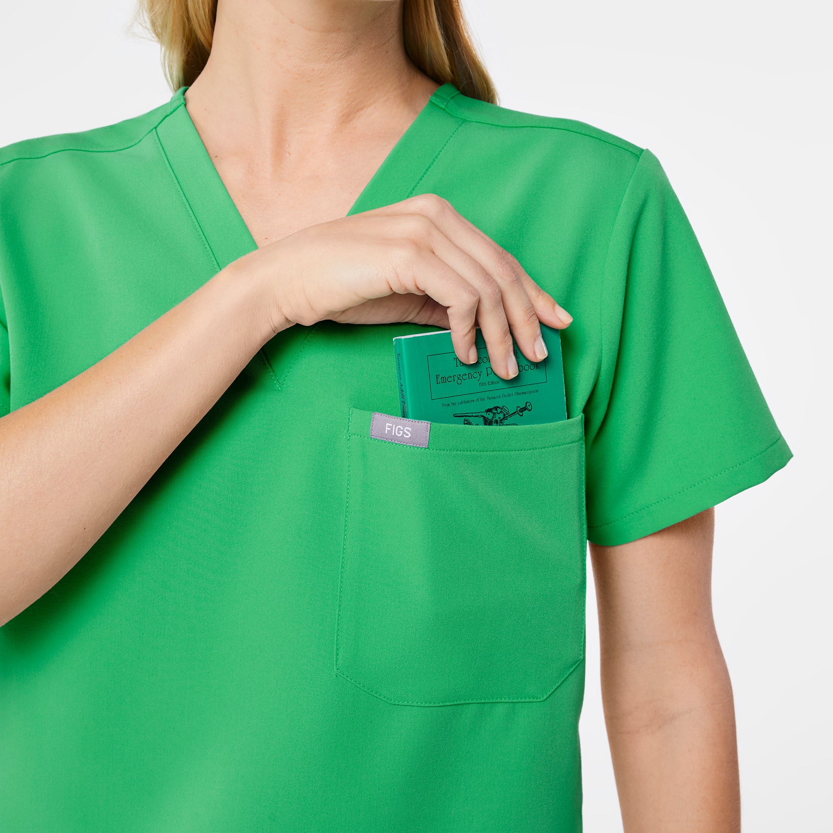 women's Emerald Catarina Petite - One-Pocket Scrub Top™ - Image 5