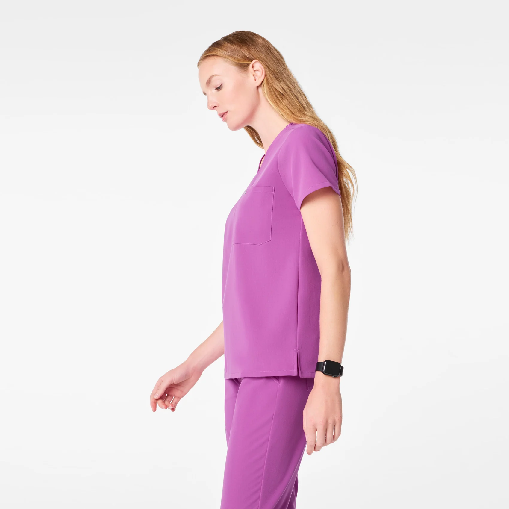 women's Ultraberry Catarina Petite - One-Pocket Scrub Top™ - Image 3