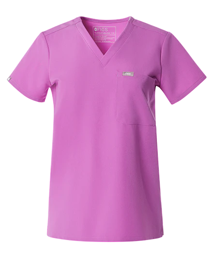 women's Ultraberry Catarina Petite - One-Pocket Scrub Top™ - Image 8