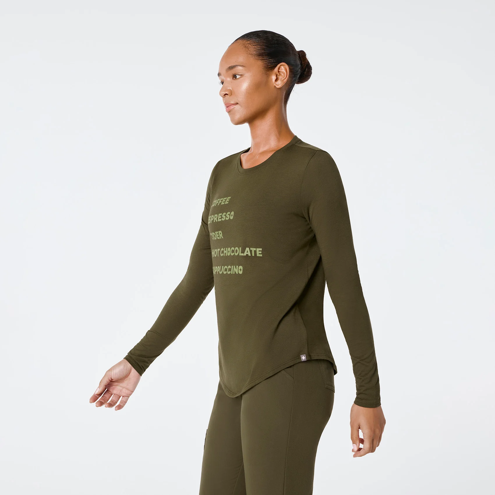 women's Spruce Fall Brews Supersoft - Longsleeve Underscrub - Image 4