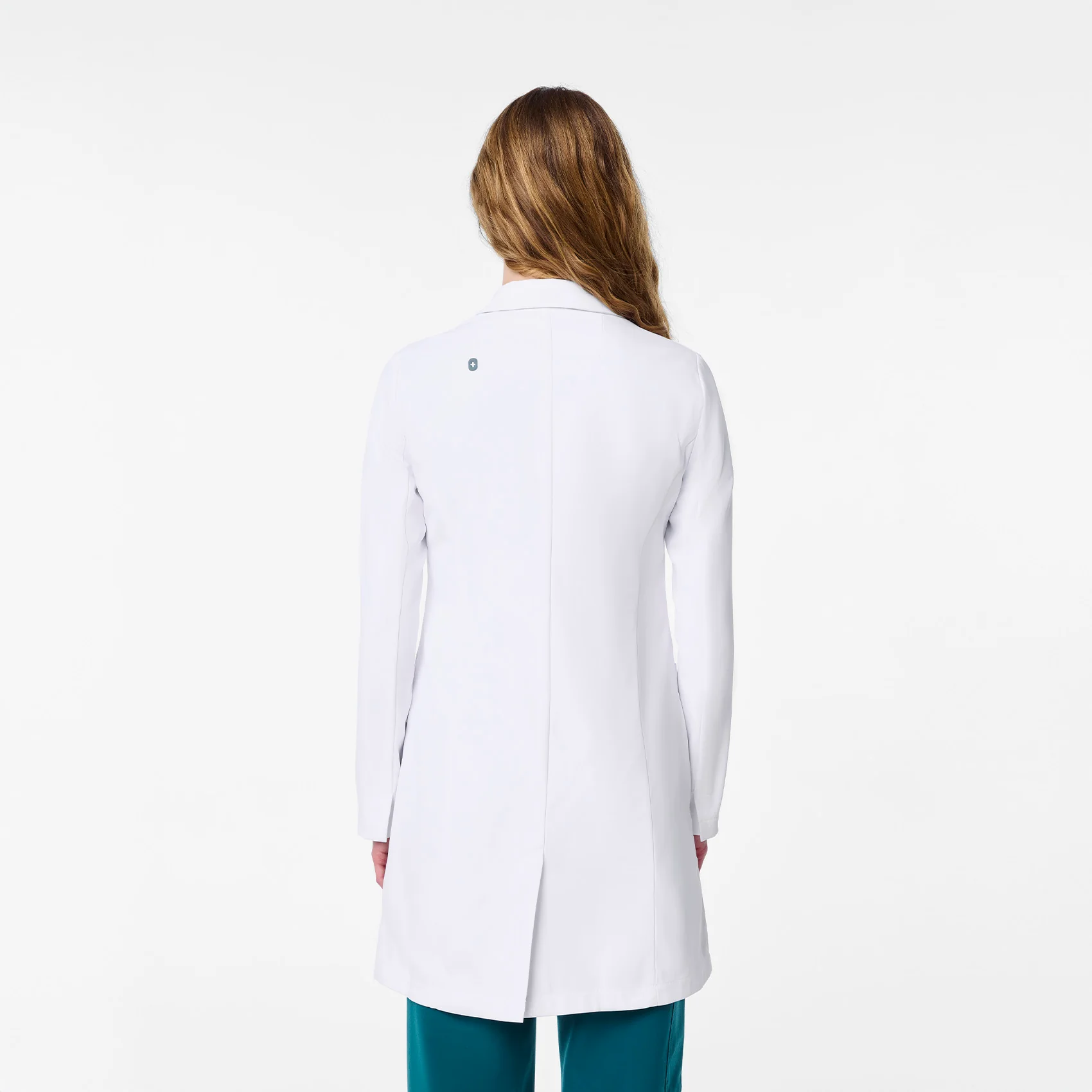 women's White Bellevue - Slim Long Lab Coat - Image 4