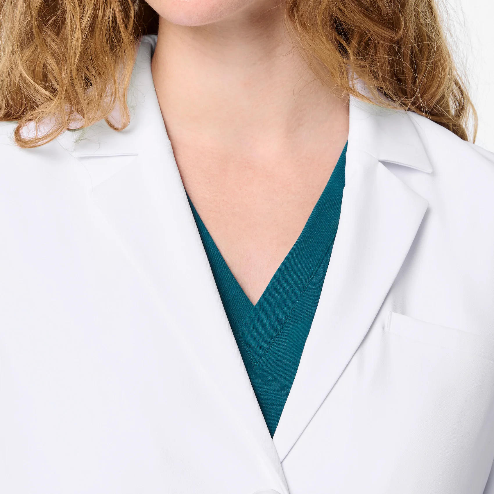 women's White Bellevue - Slim Long Lab Coat - Image 5