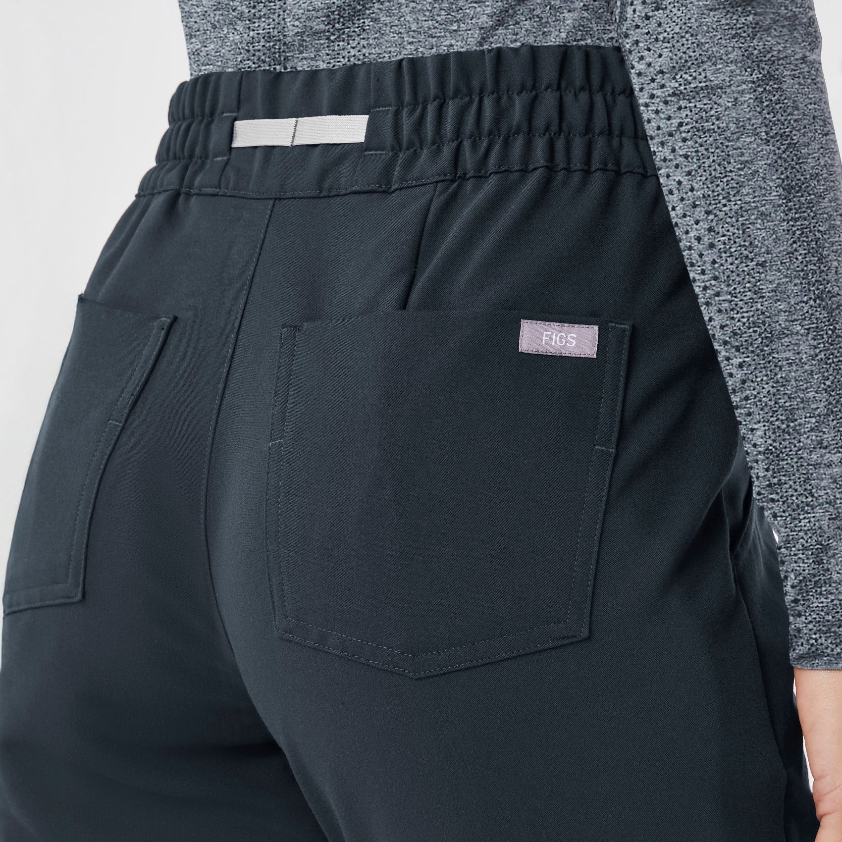 women's Dark Harbor High Waisted Dowa - Petite Scrub Pants - Image 5
