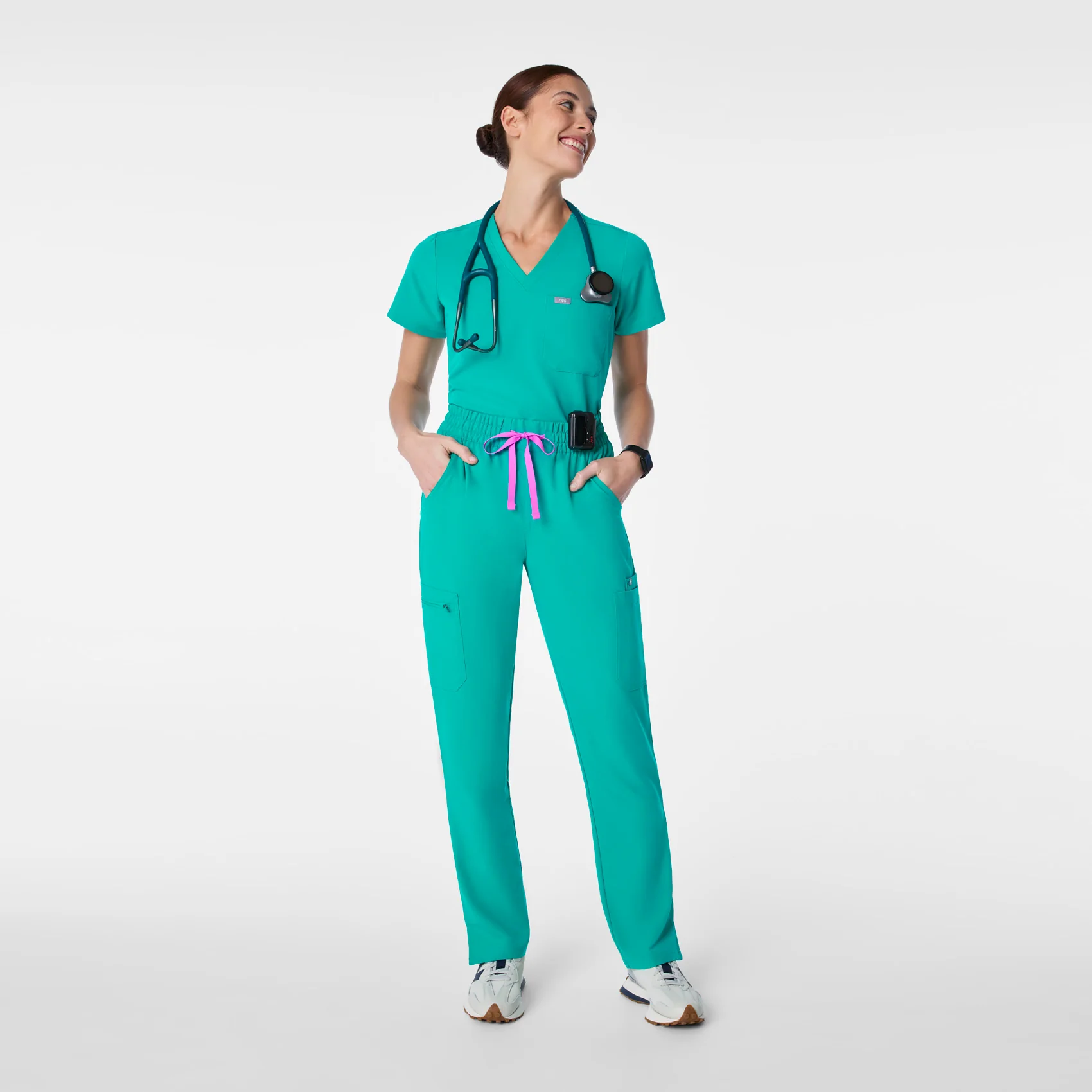 women's Lagoon High Waisted Dowa - Tall Scrub Pants - Image 2