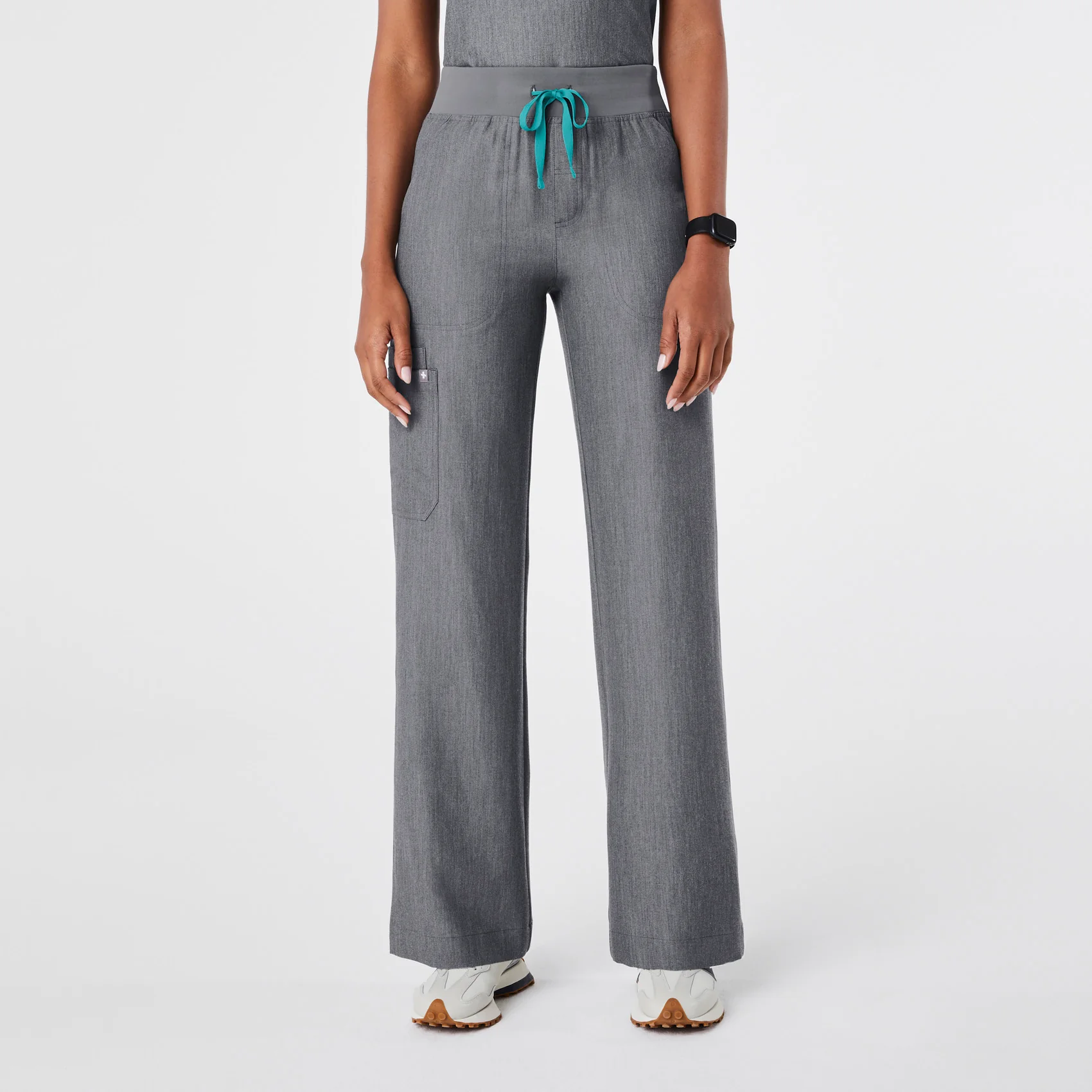 women's Graphite High Waisted Isabel Wide Leg - Tall Scrub Pant