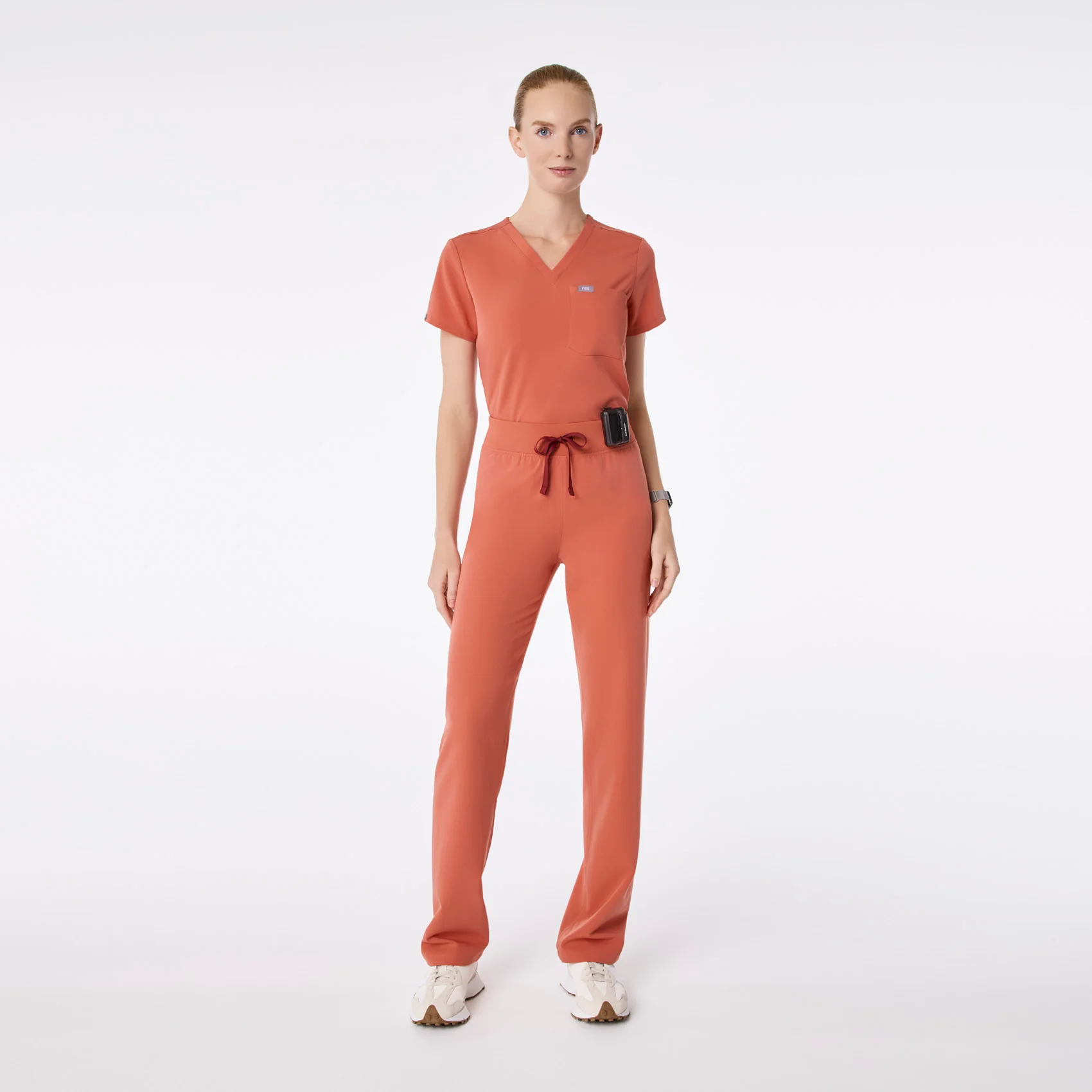 women's Spiced Cider High Waisted Livingston - Petite Basic Scrub Pant™ - Image 2