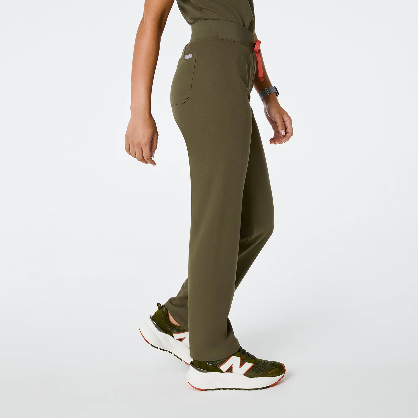 women's Spruce High Waisted Livingston - Petite Basic Scrub Pant™ - Image 3