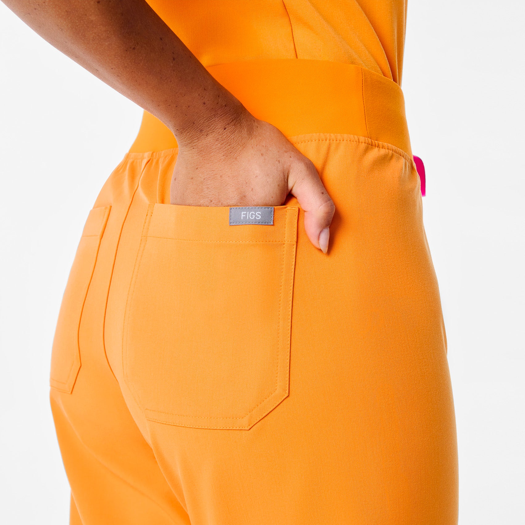 women's Creamsicle High Waisted Livingston - Petite Basic Scrub Pant™ - Image 6