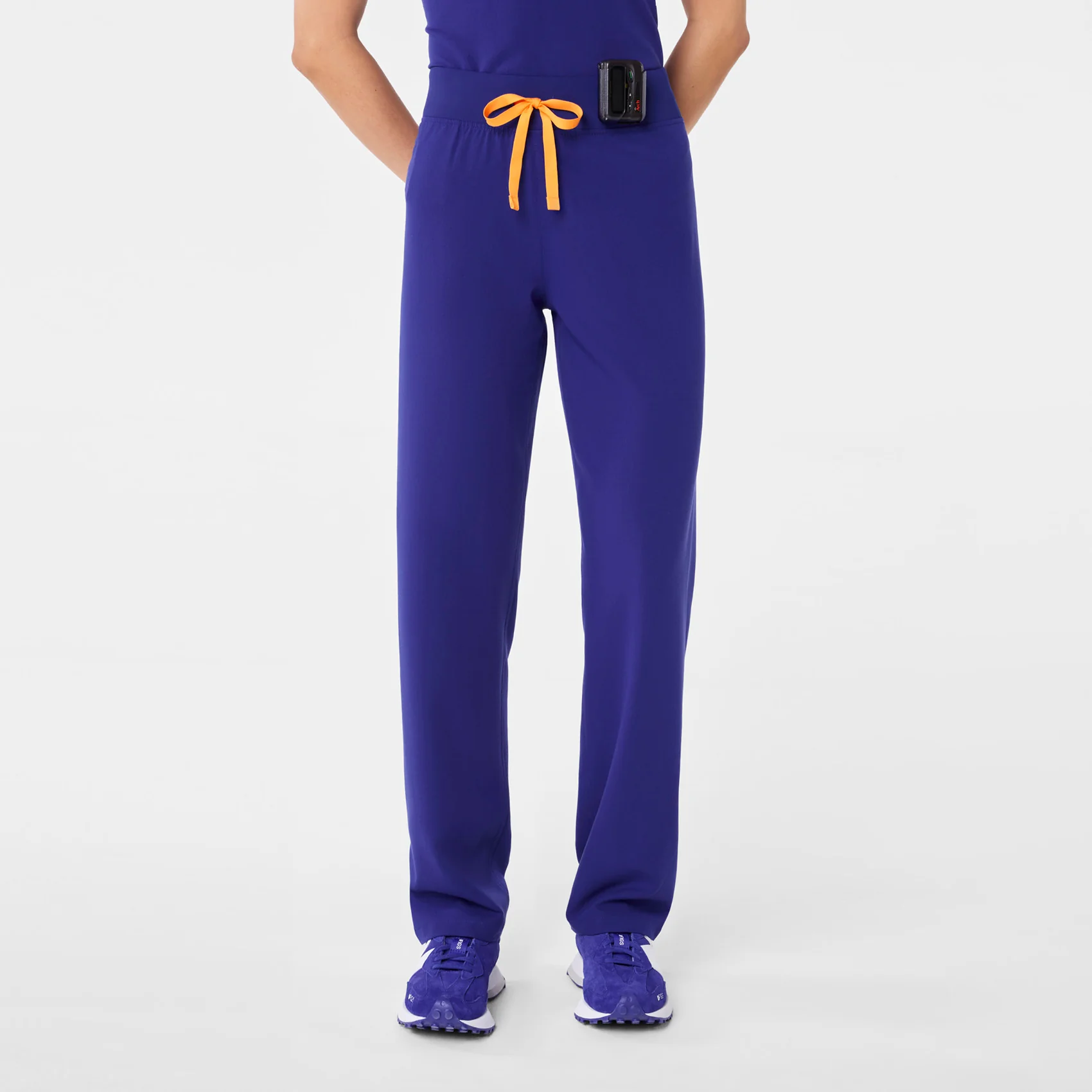 women's Deep Royal Blue High Waisted Livingston - Petite Basic Scrub Pant™