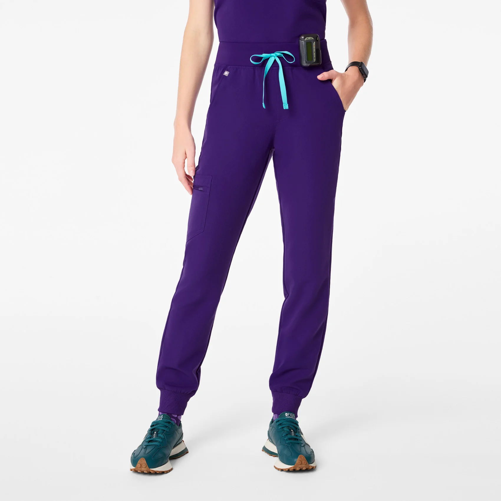 women's Purple Pulse High Waisted Zamora - Tall Jogger Scrub Pant™
