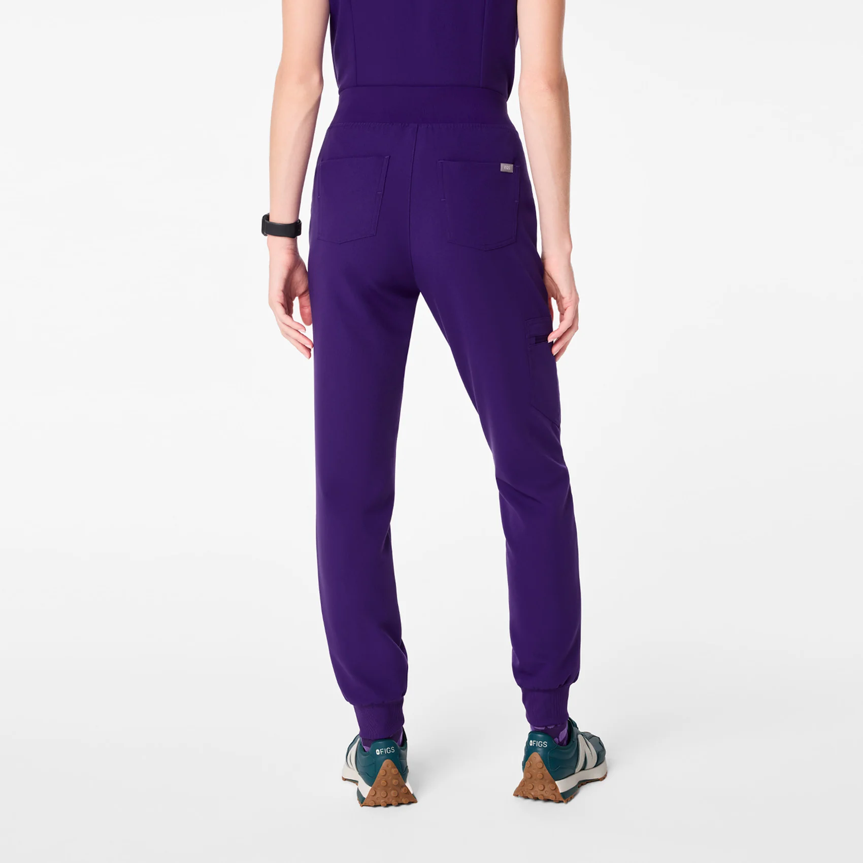 women's Purple Pulse High Waisted Zamora - Tall Jogger Scrub Pant™ - Image 4