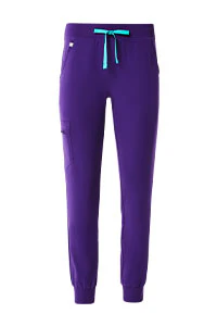 women's Purple Pulse High Waisted Zamora - Tall Jogger Scrub Pant™ - Image 7