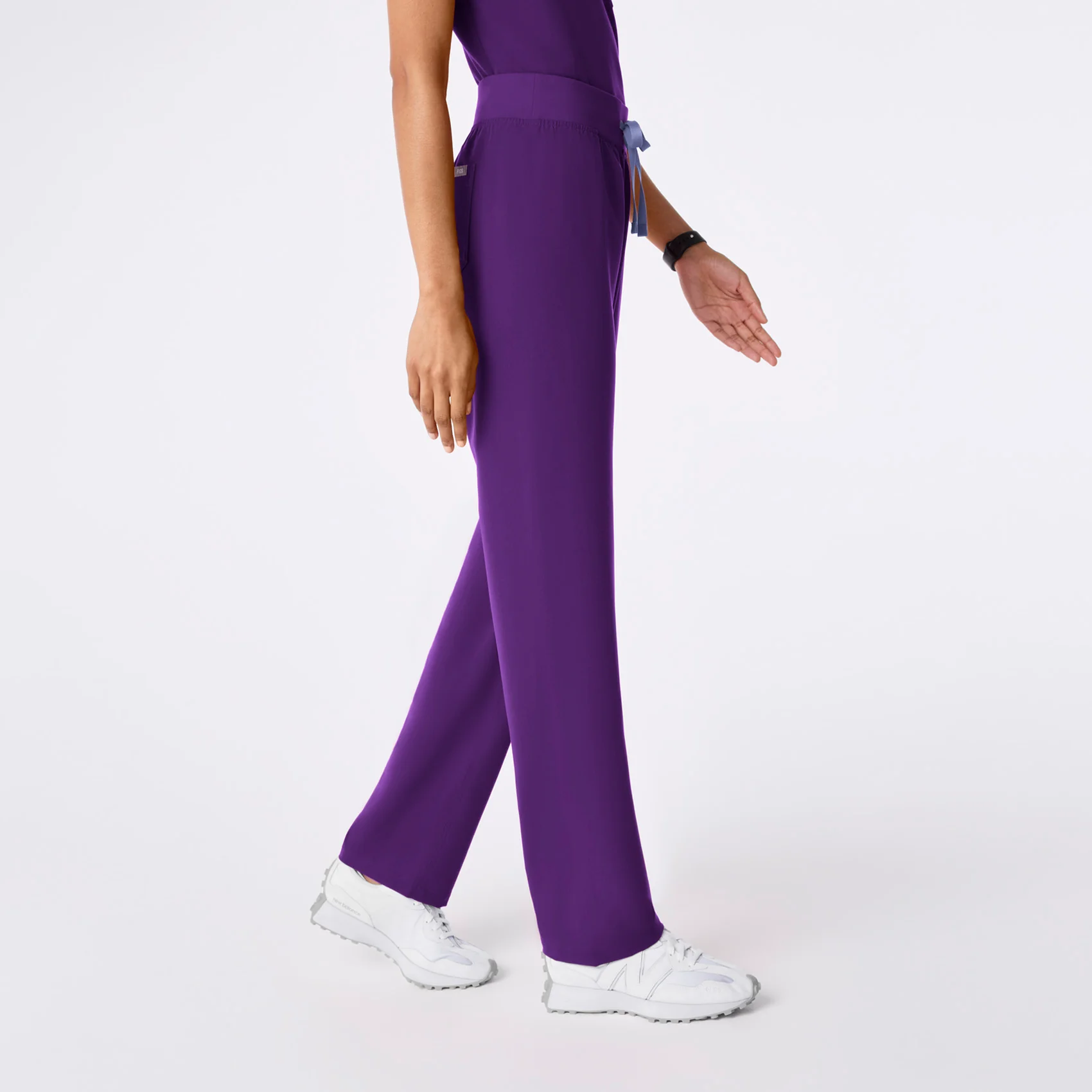 women's Digital Grape High Waisted Livingston - Petite Basic Scrub Pant™ - Image 3