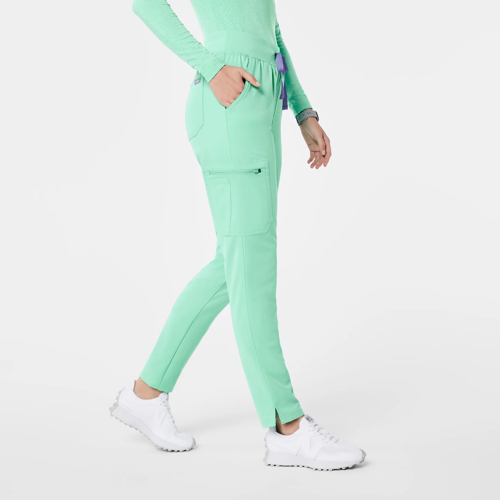 women's Mariner High Waisted Yola - Petite Skinny Scrub Pant™ - Image 3