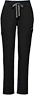 women's Black High Waisted Yola™ - Petite Skinny Scrub Pants (3XL - 6XL) - Image 7