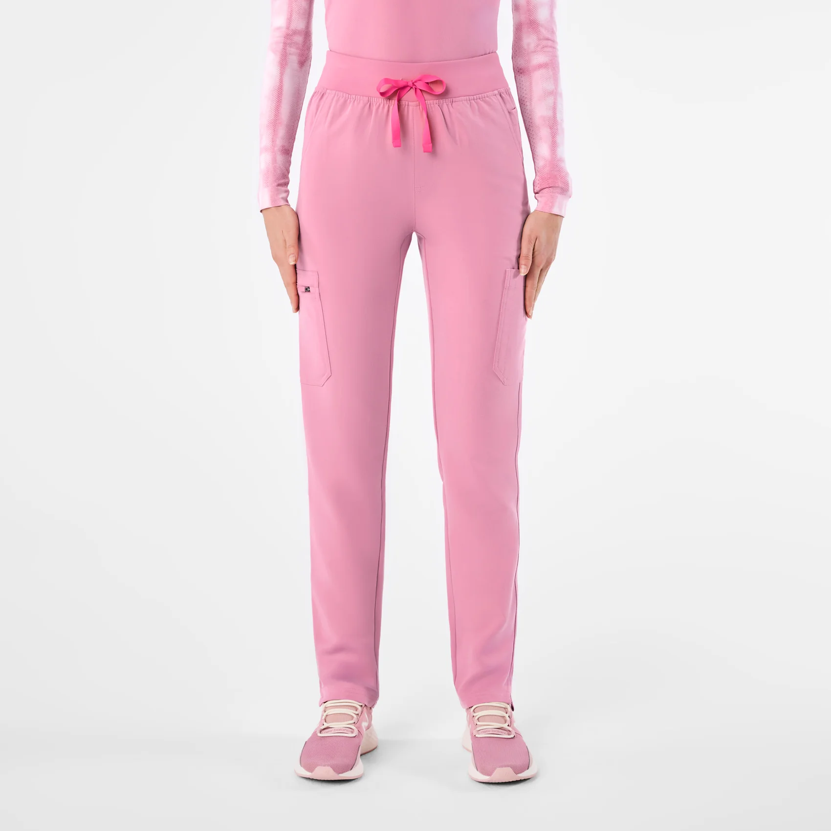 women's Chalk Pink High Waisted Yola - Skinny Scrub Pant™