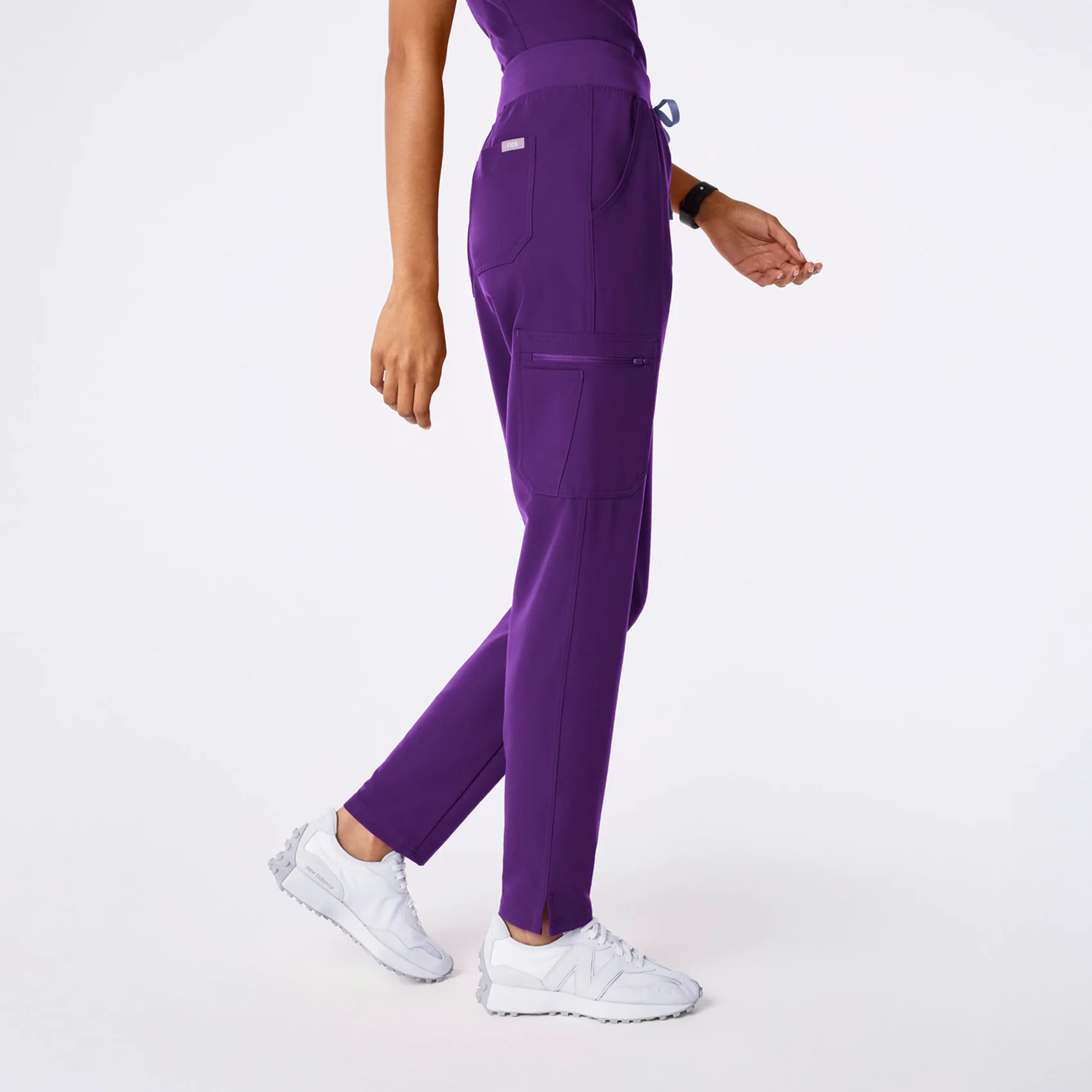 women's Digital Grape High Waisted Yola - Tall Skinny Scrub Pant™ - Image 3
