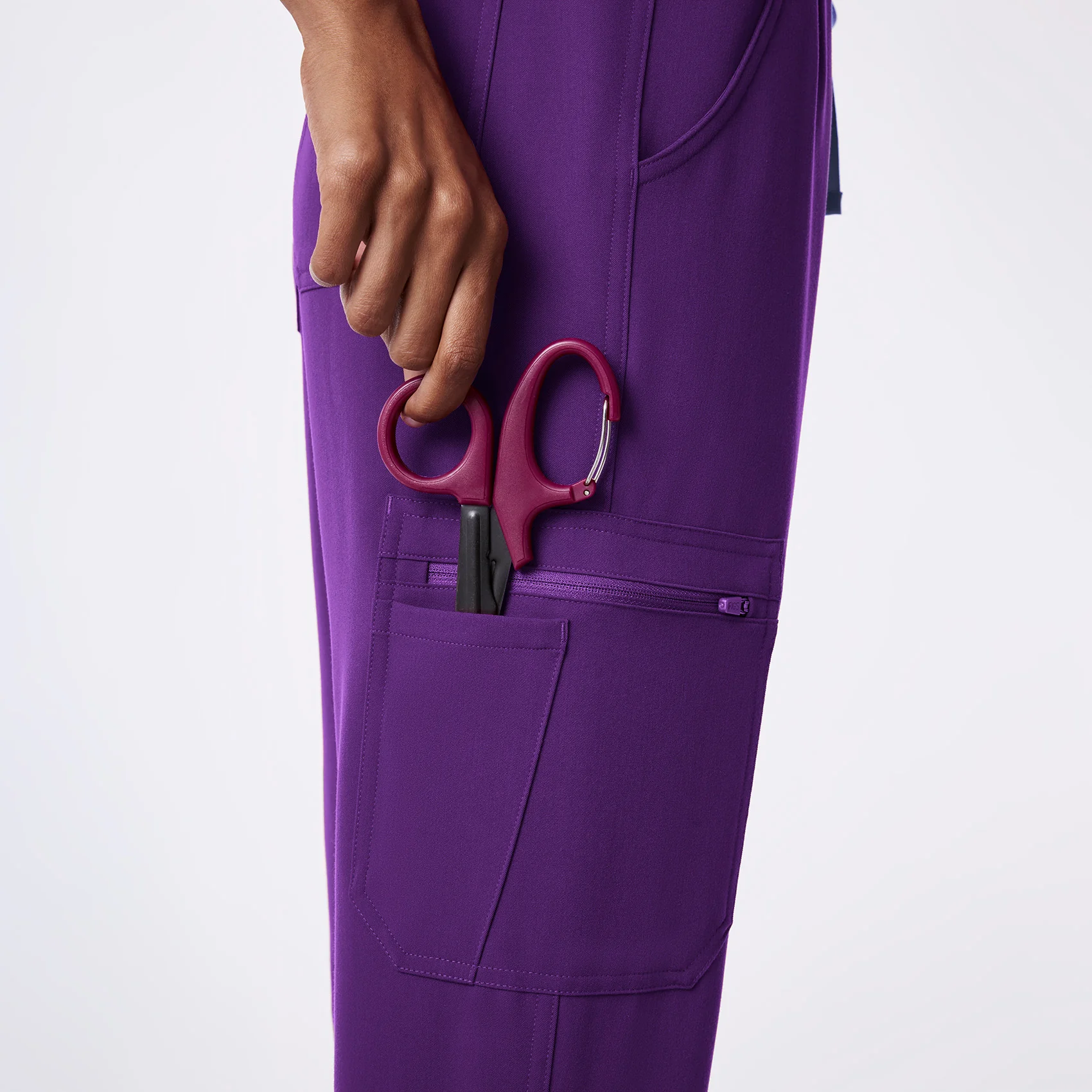 women's Digital Grape High Waisted Yola - Tall Skinny Scrub Pant™ - Image 8