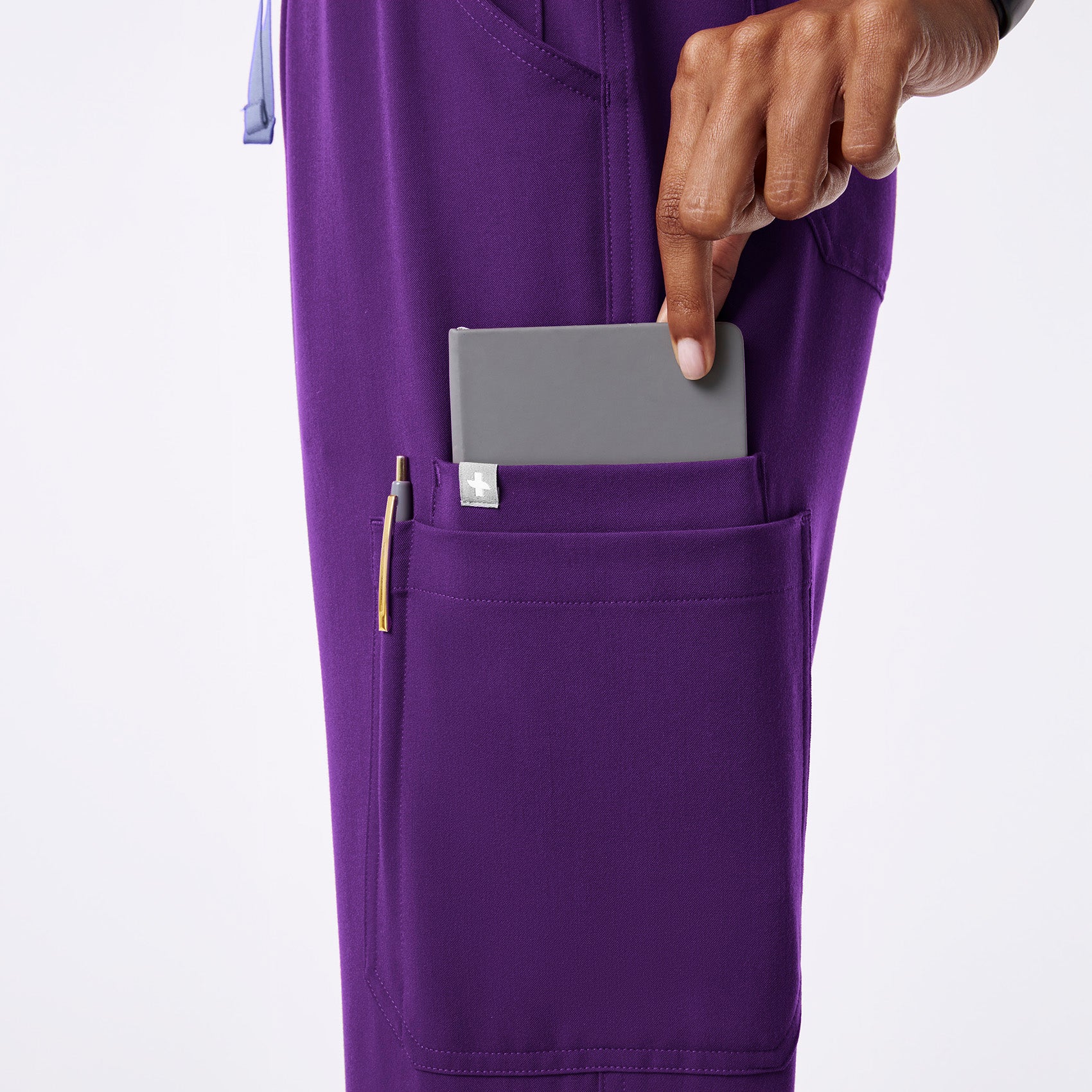 women's Digital Grape High Waisted Yola - Tall Skinny Scrub Pant™ - Image 9