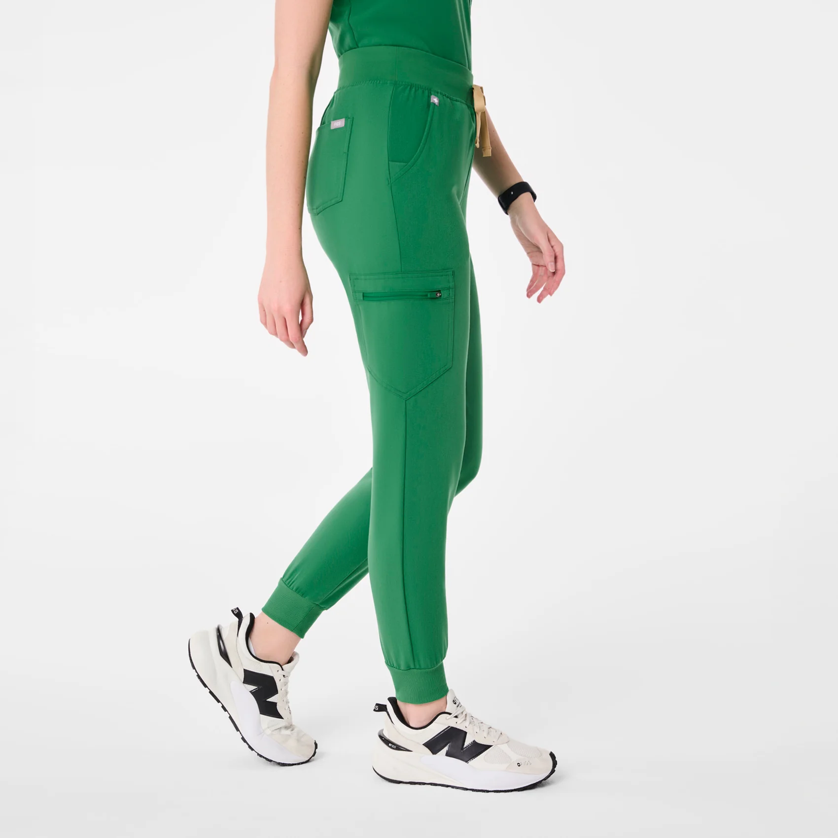 women's Indocyanine Green High Waisted Zamora - Jogger Scrub Pant™ - Image 3