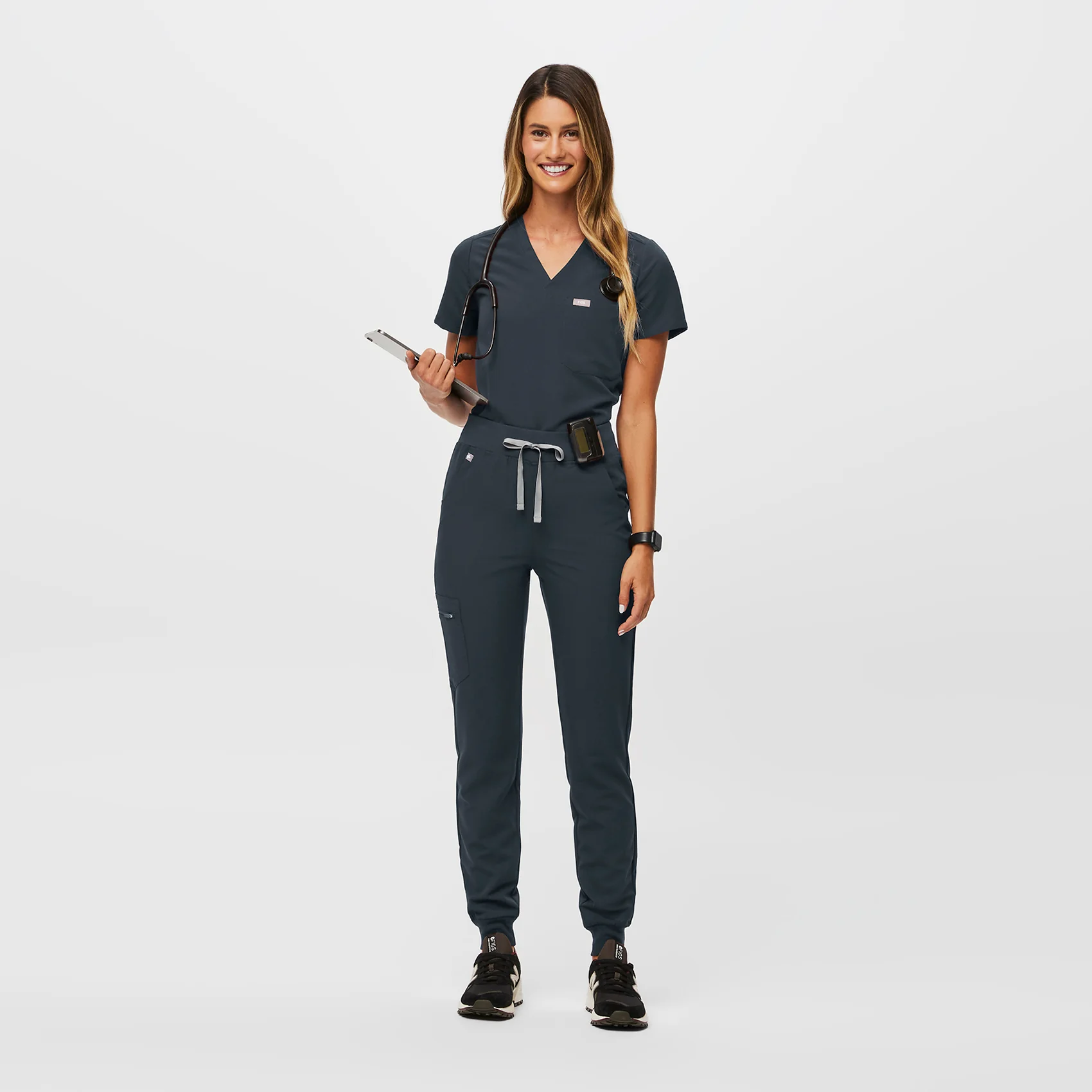 women's Dark Harbor High Waisted Zamora - Petite Jogger Scrub Pant™ - Image 2