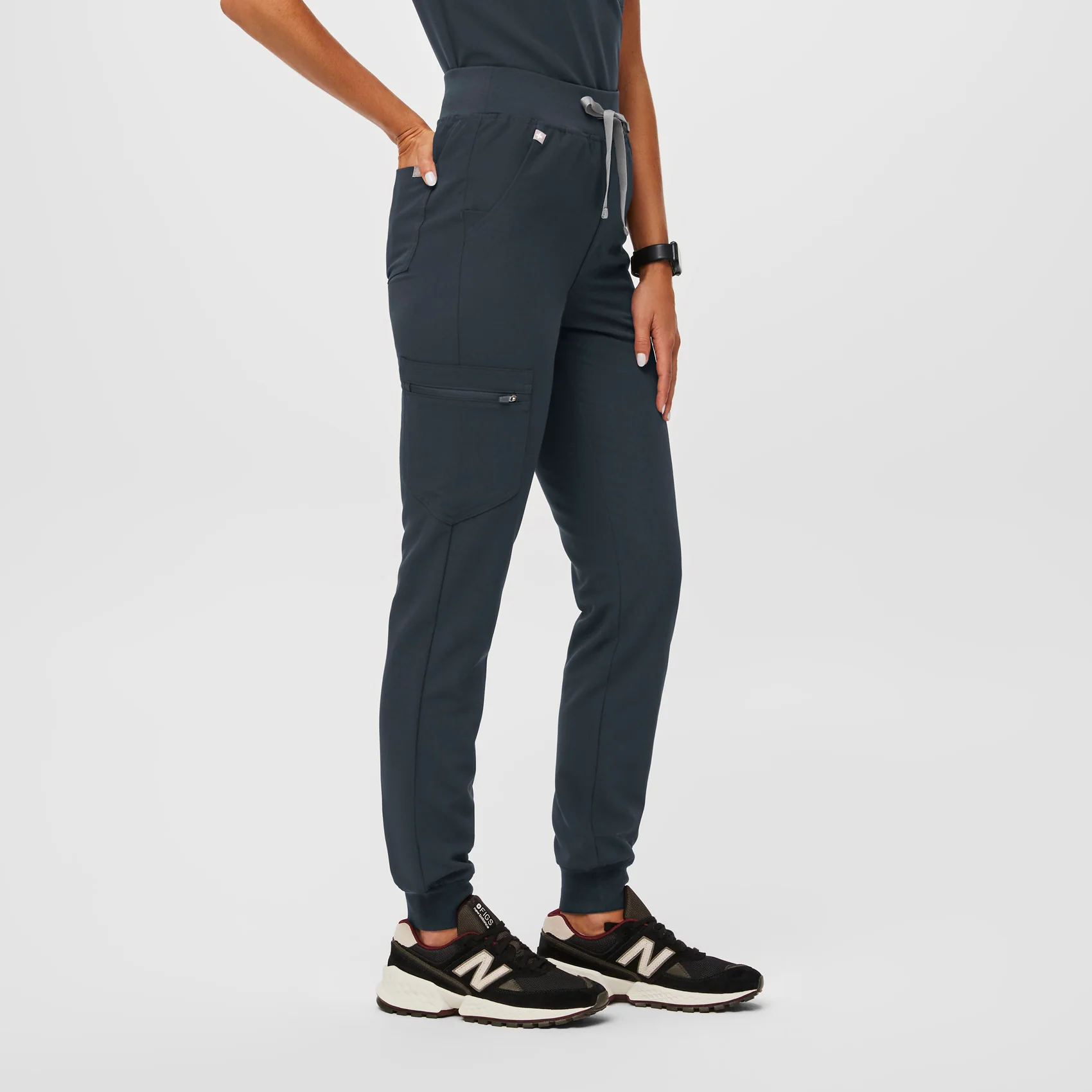women's Dark Harbor High Waisted Zamora - Petite Jogger Scrub Pant™ - Image 3