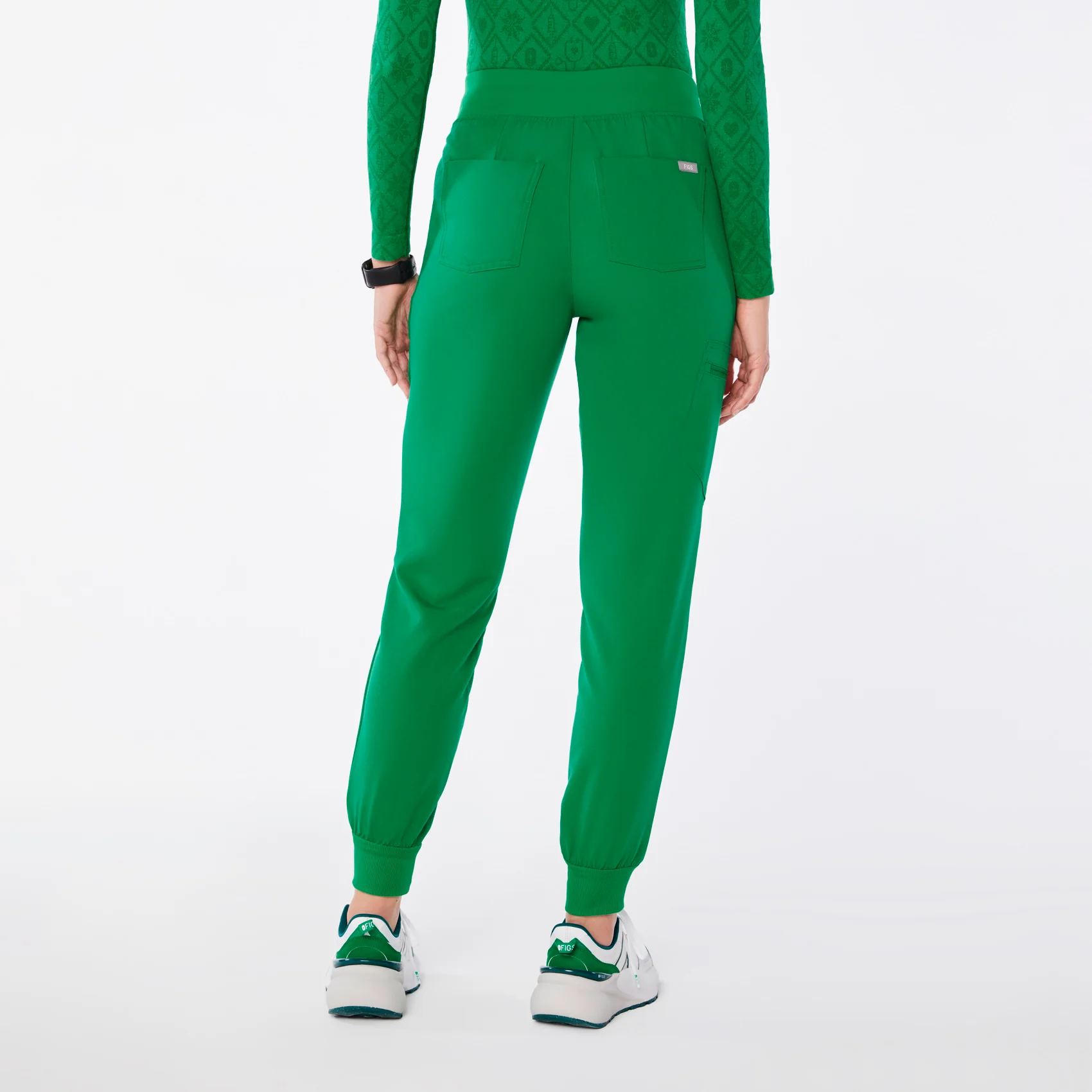 women's Evergreen High Waisted Zamora Petite Jogger Scrub Pant™ - Image 4