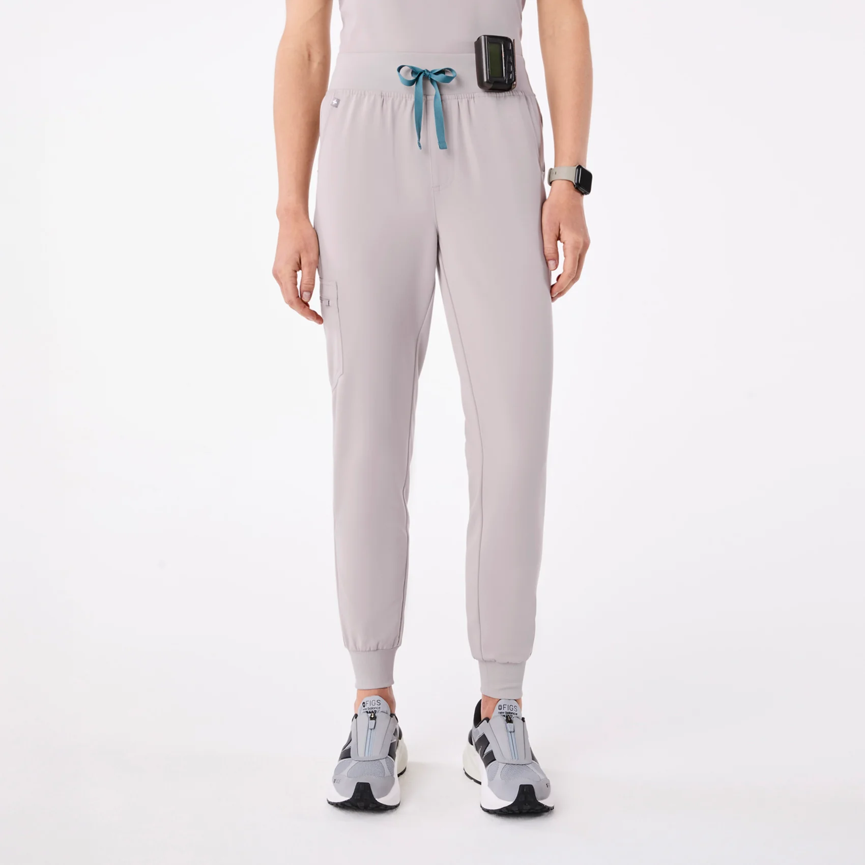 women's Slate High Waisted Zamora - Petite Jogger Scrub Pant™