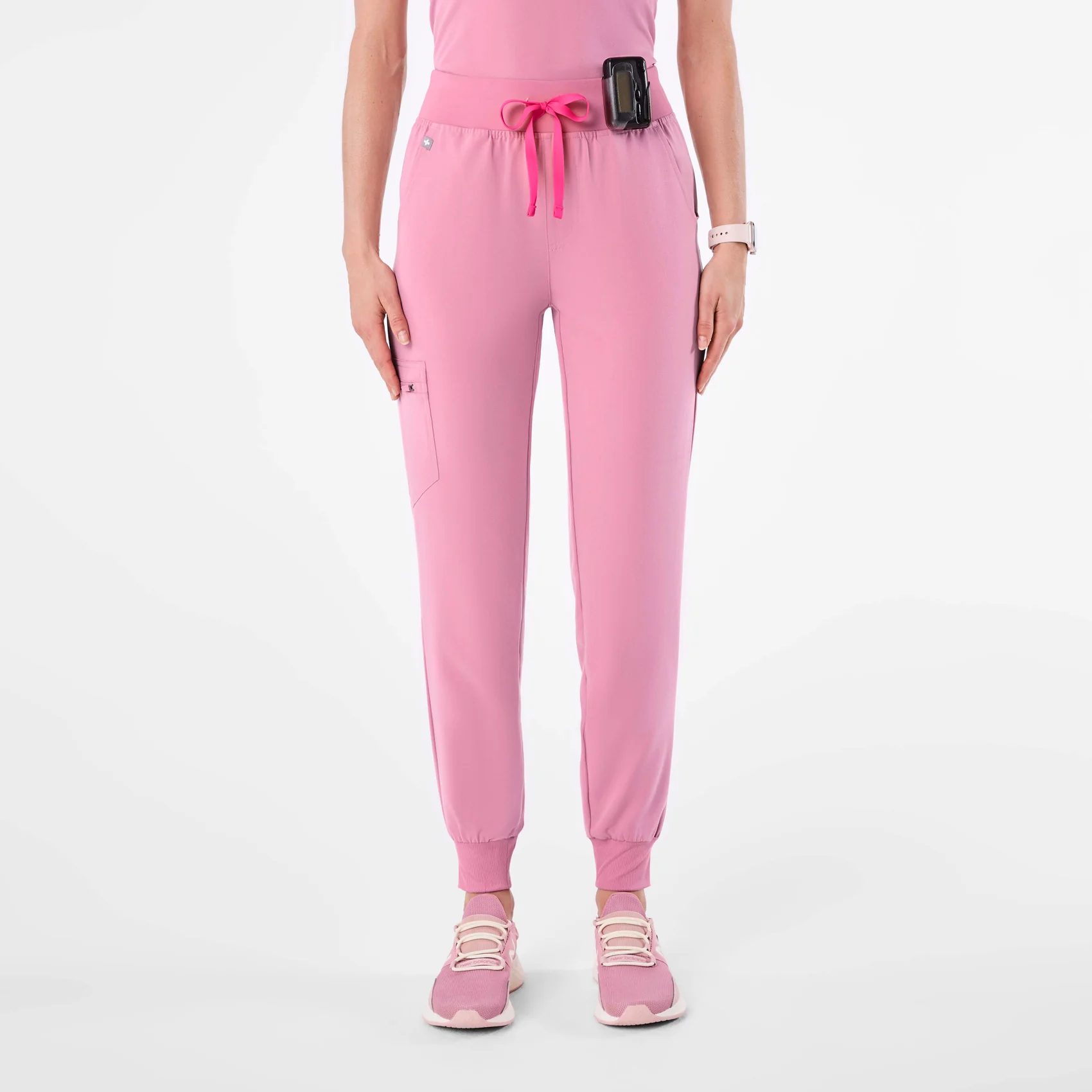 women's Chalk Pink High Waisted Zamora - Tall Jogger Scrub Pant™