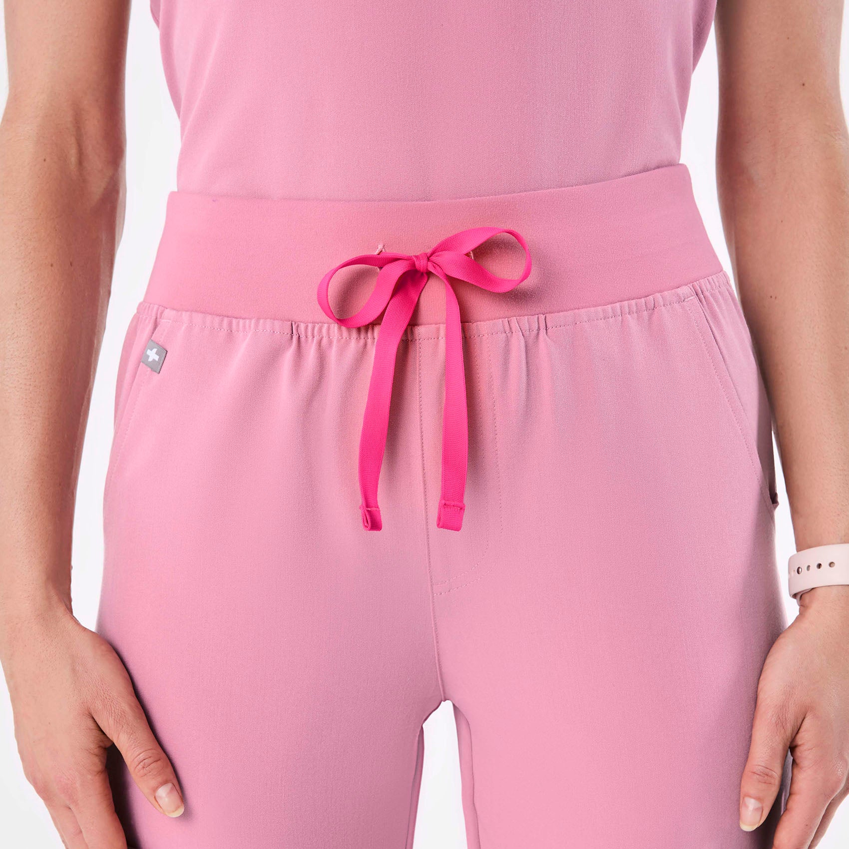 women's Chalk Pink High Waisted Zamora - Tall Jogger Scrub Pant™ - Image 5