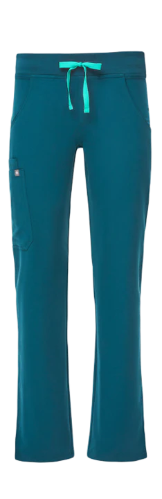 women's Caribbean Blue Kade - Petite Cargo Scrub Pant™ - Image 8