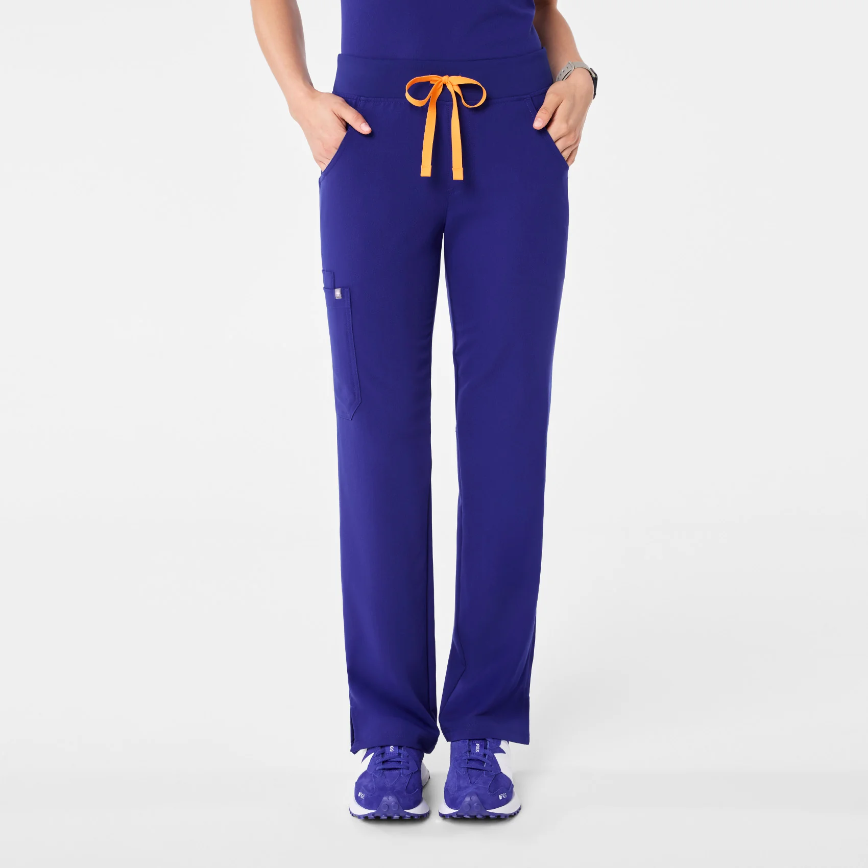 women's Deep Royal Blue Kade - Petite Cargo Scrub Pant™