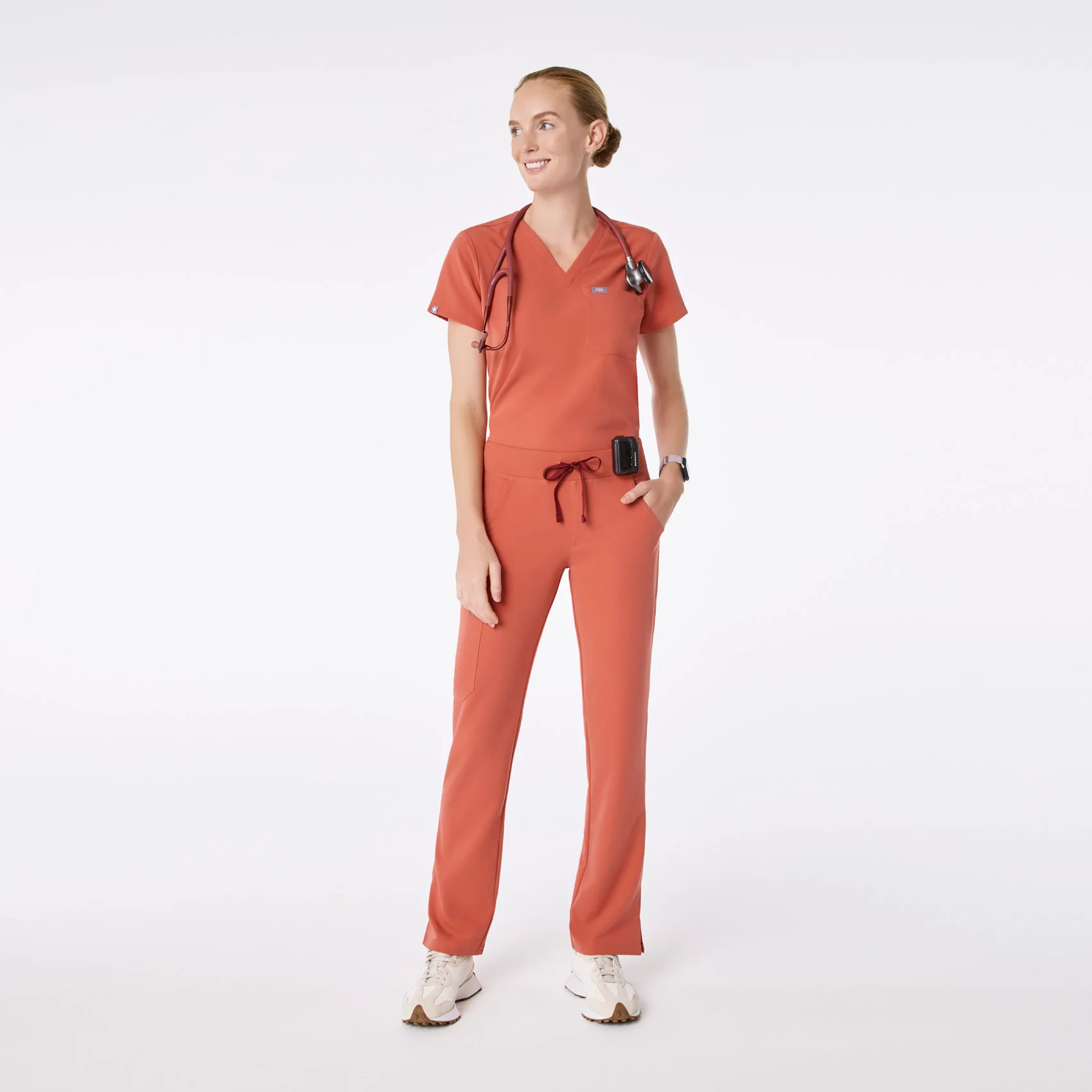 women's Spiced Cider Kade - Tall Cargo Scrub Pant™ - Image 2