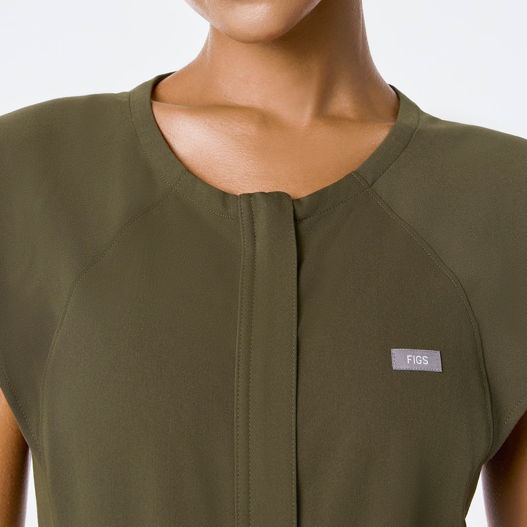 women's Spruce Layton Crewneck Wide Leg - ScrubJumpsuit™ - Image 4