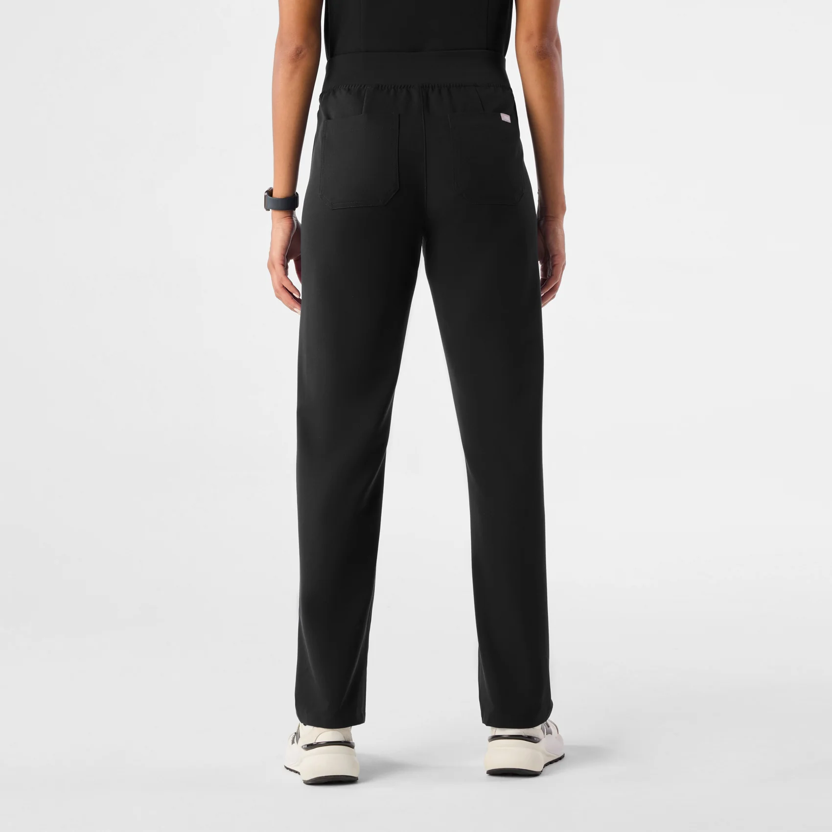 women's Black Livingston™ High Waisted - Basic Scrub Pants - Image 4