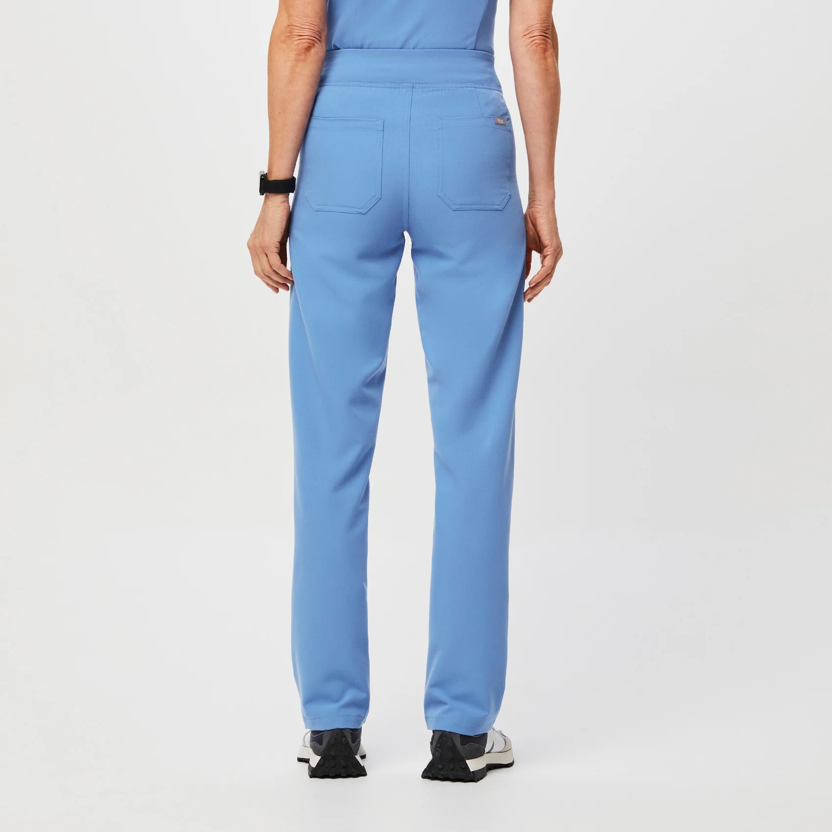 women's Ceil Blue Livingston™ High Waisted - Basic Scrub Pants - Image 4
